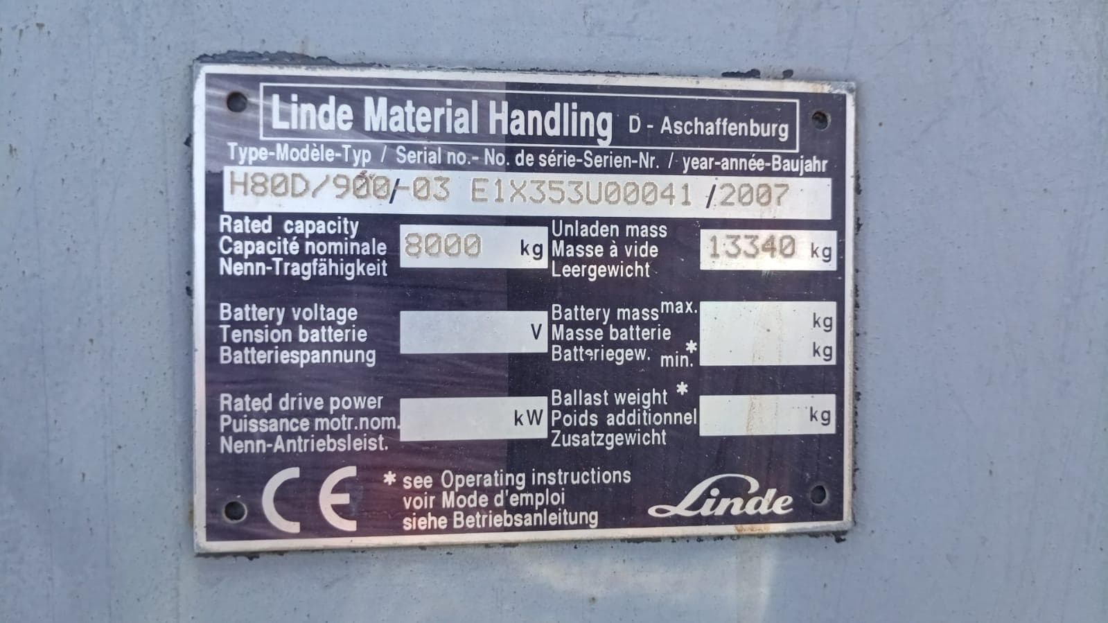 Empilhador  Linde — imagen 7