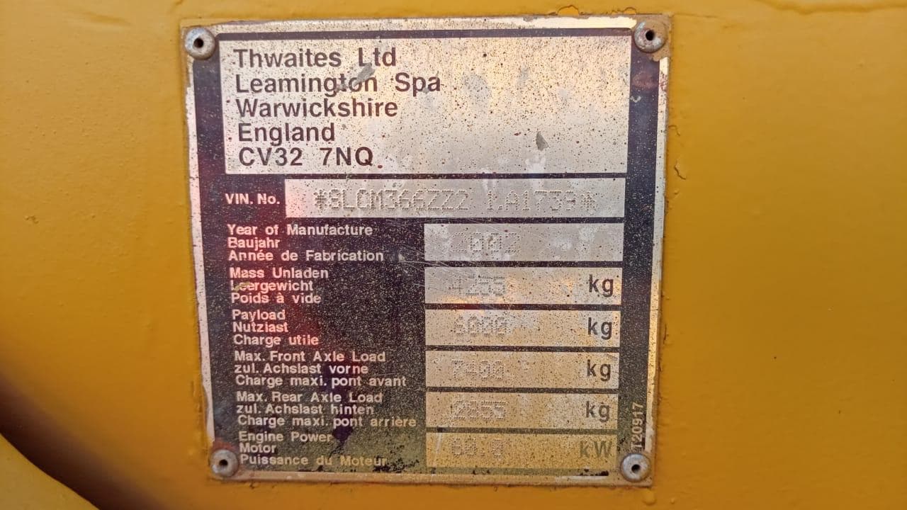 Mini dumper THWAITES — imagem 8