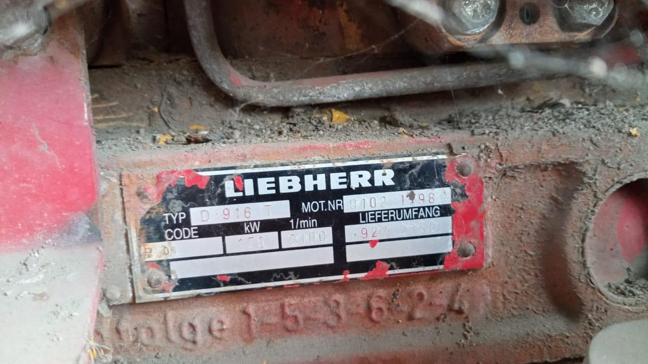 Motor Liebherr para grua — imagem 2