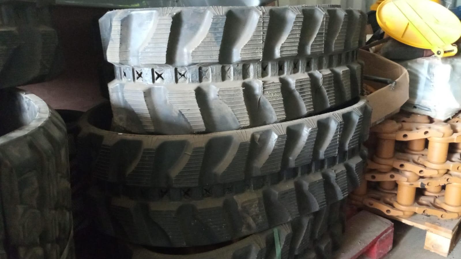 Lagartas para mini Escavadoras