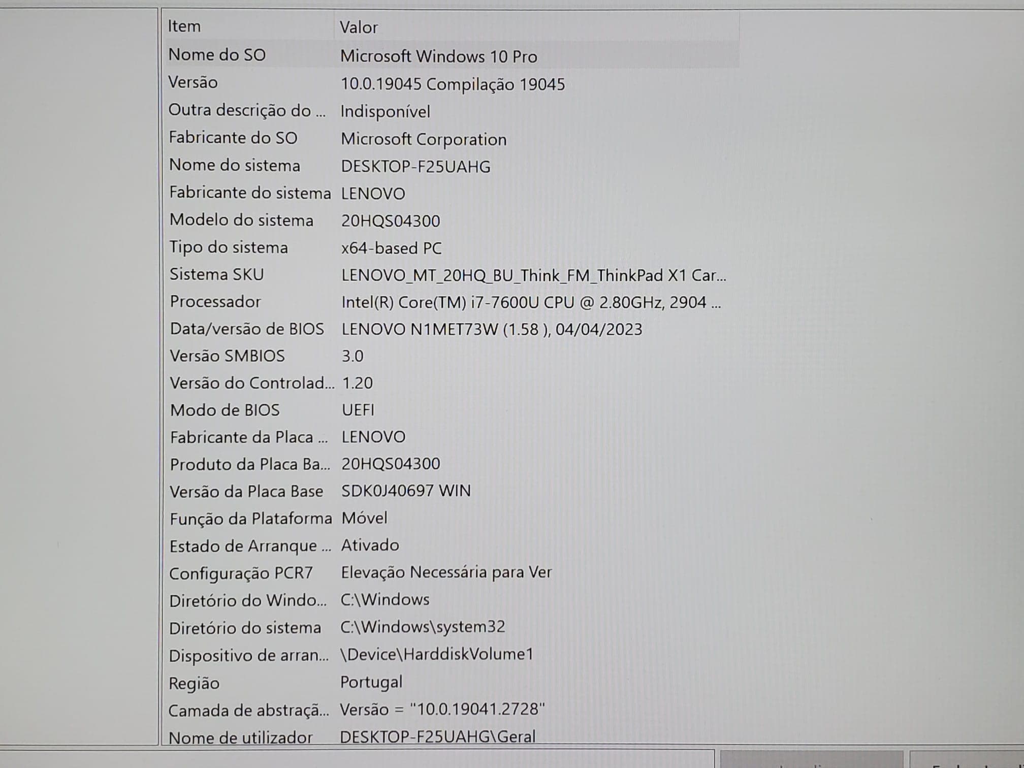 Portátil Lenovo ThinkPad X1 Carbon Quinta Geração — imagen 9