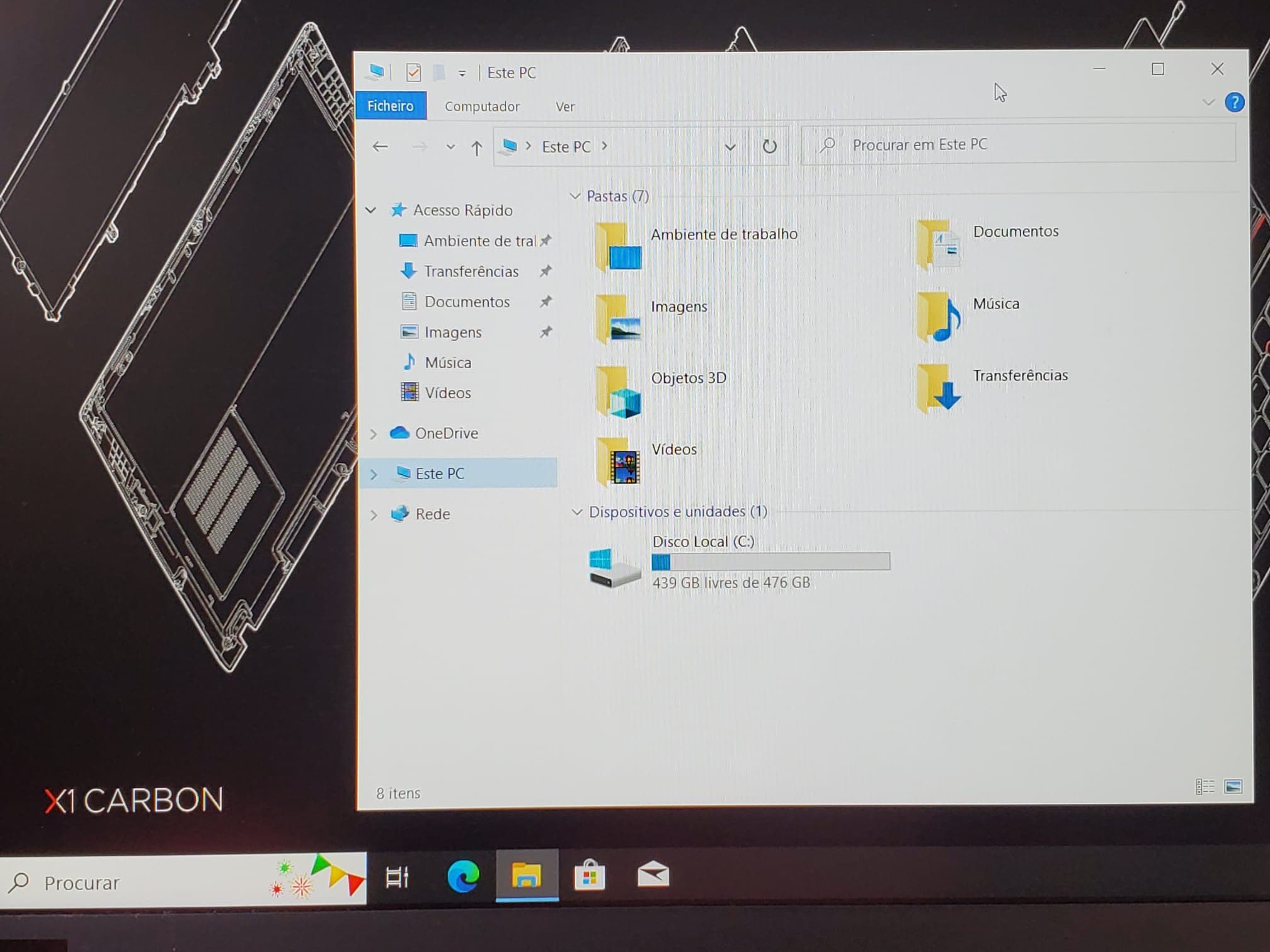 Portátil Lenovo ThinkPad X1 Carbon Sexta Geração — image 9