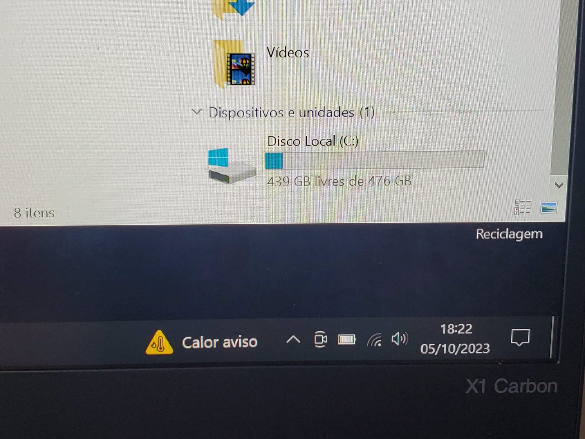 Portátil Lenovo ThinkPad X1 Carbon Quinta Geração — image 8