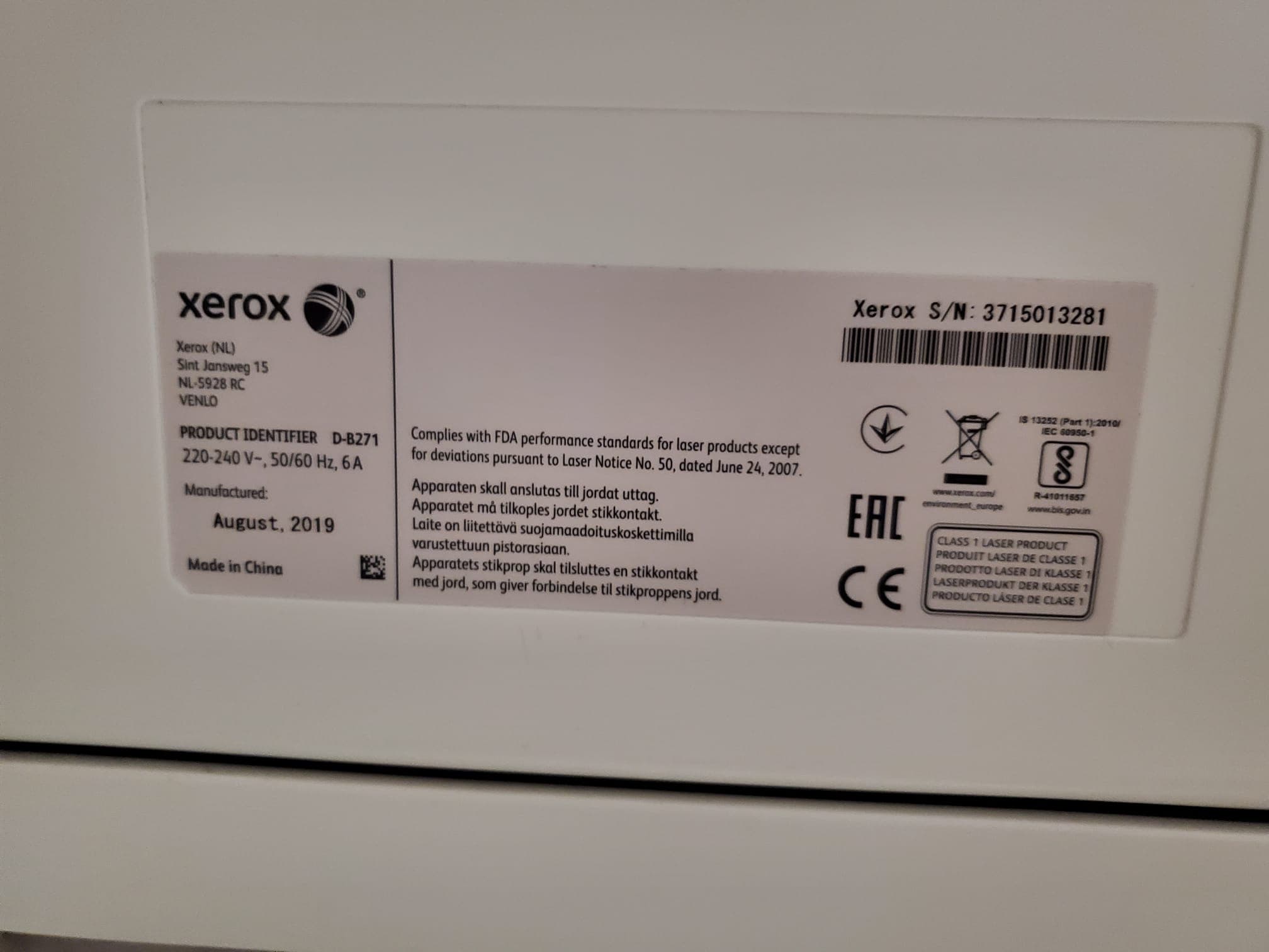 Impressora Multifunções Laser Xerox — image 24