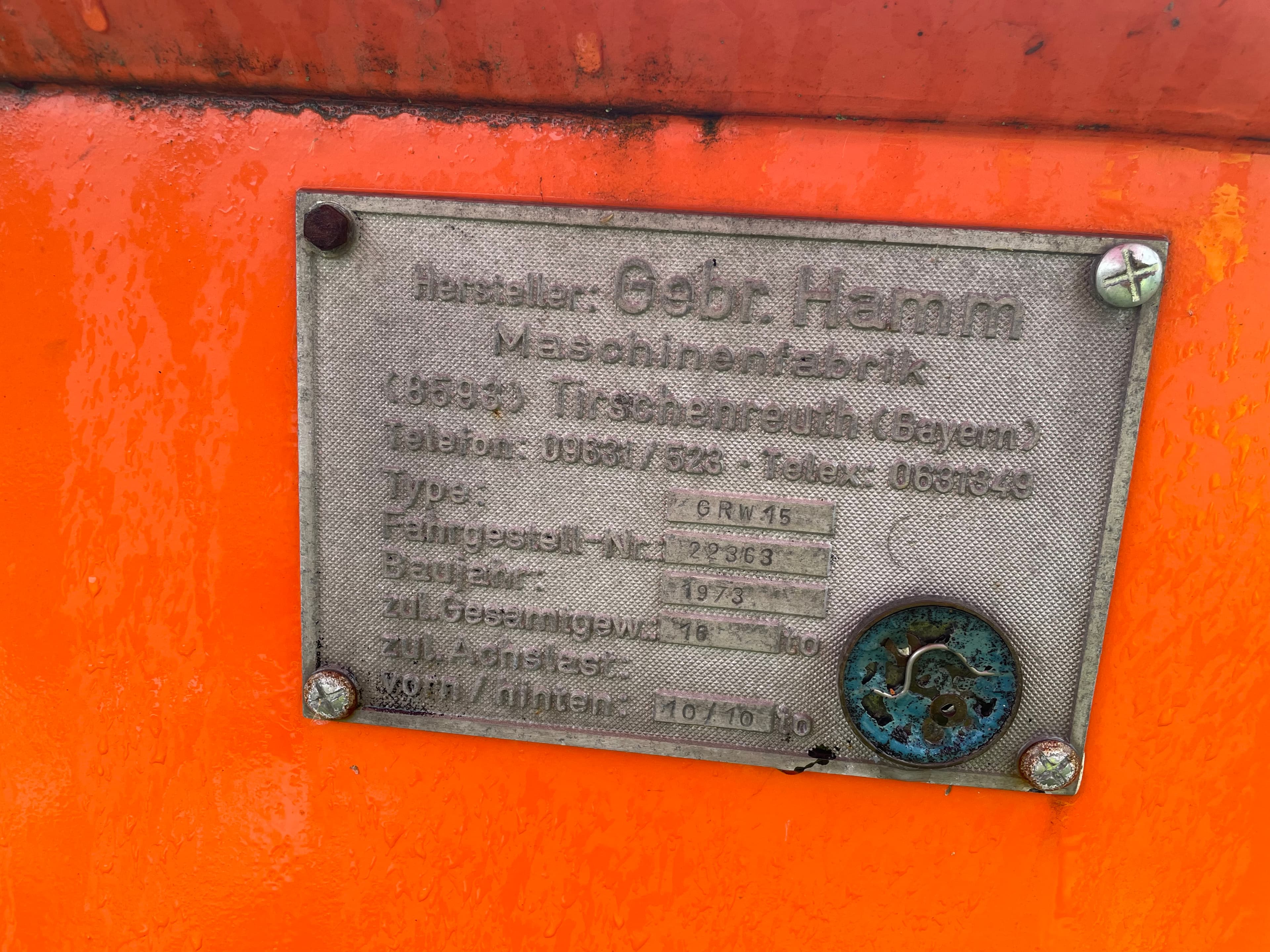 Cilindro Pneus Hamm — image 8