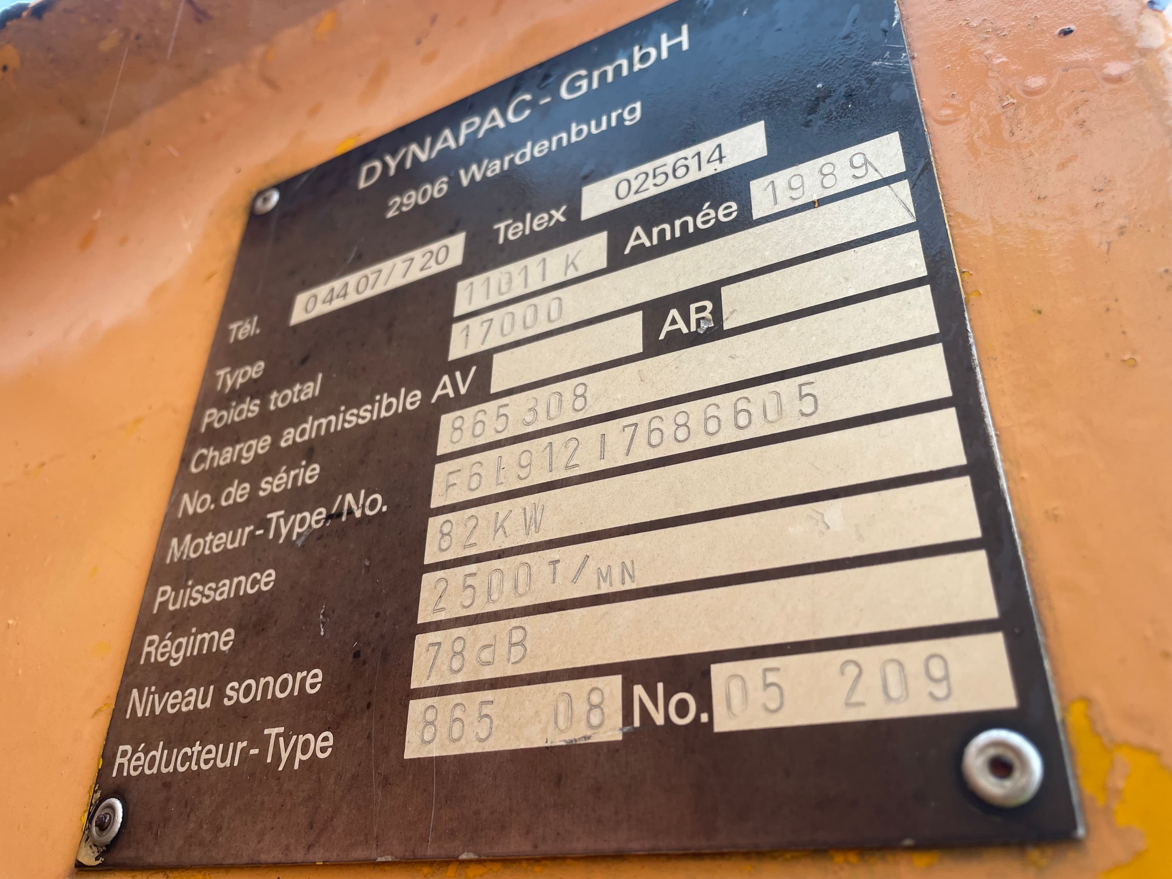 Pavimentadora Dynapac — imagen 5