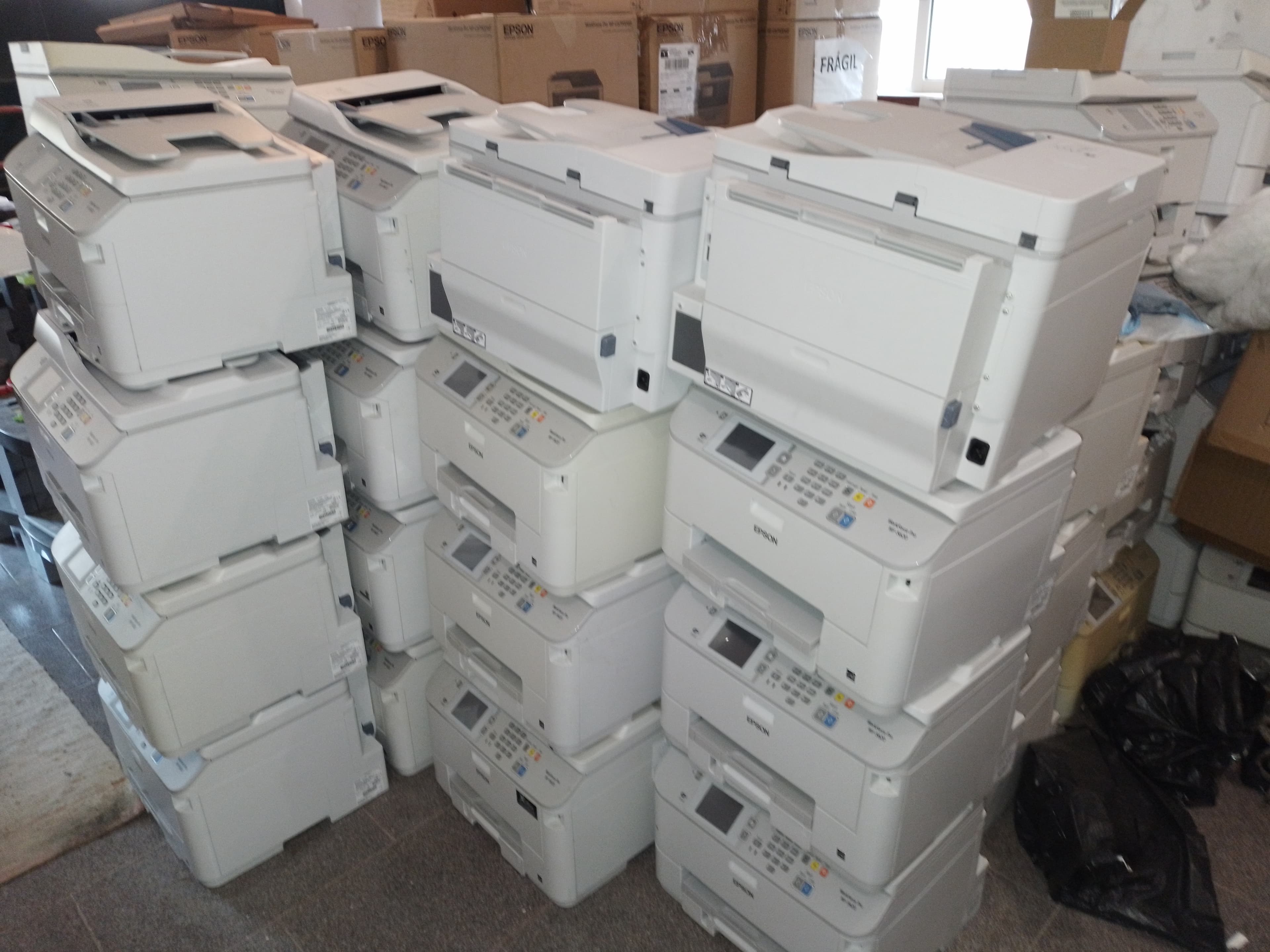Impressoras Epson · Xerox · Ricon