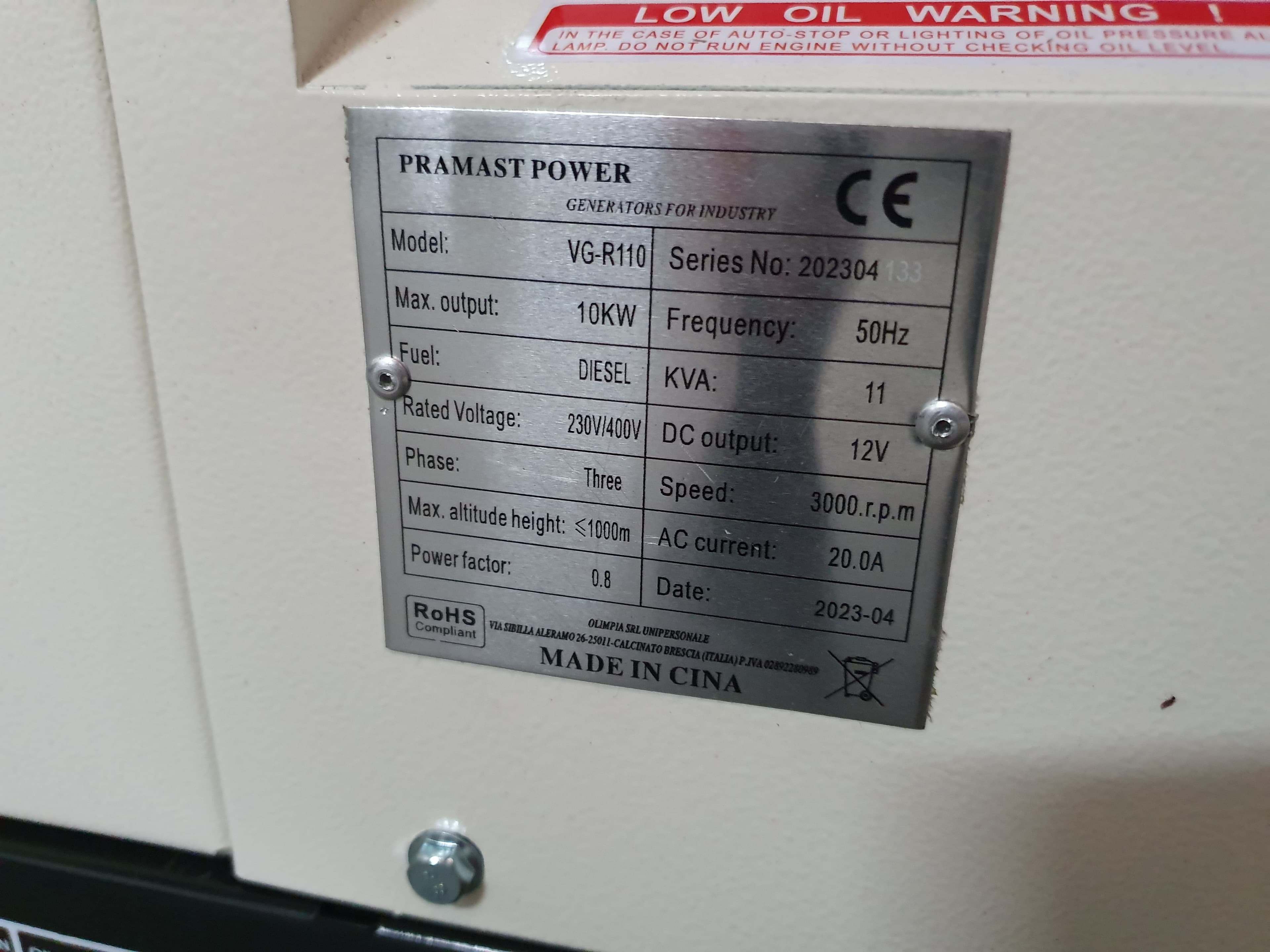 Gerador Pramast Power — imagen 8