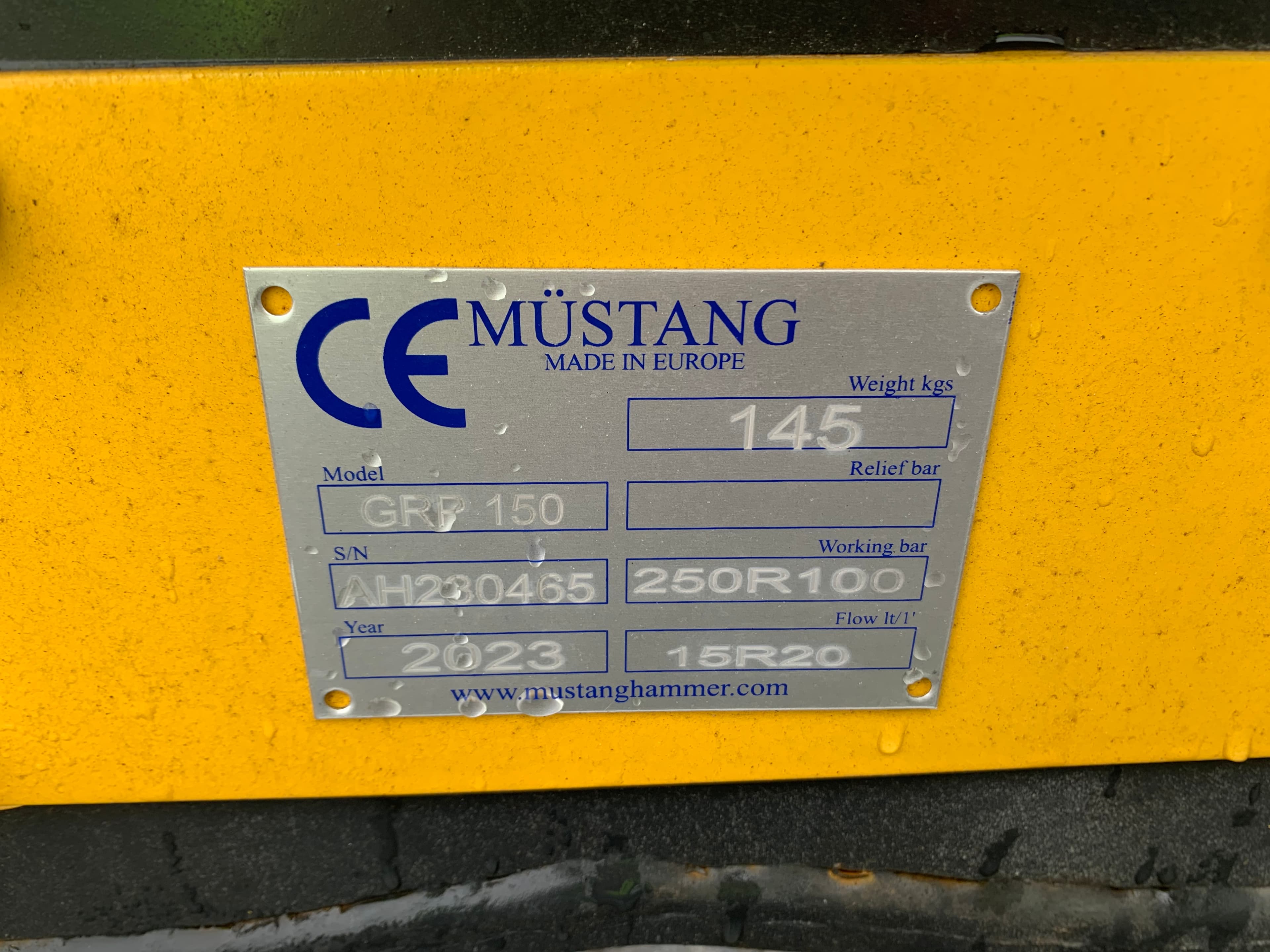 Pinça Mustang GRP 150CH — image 5