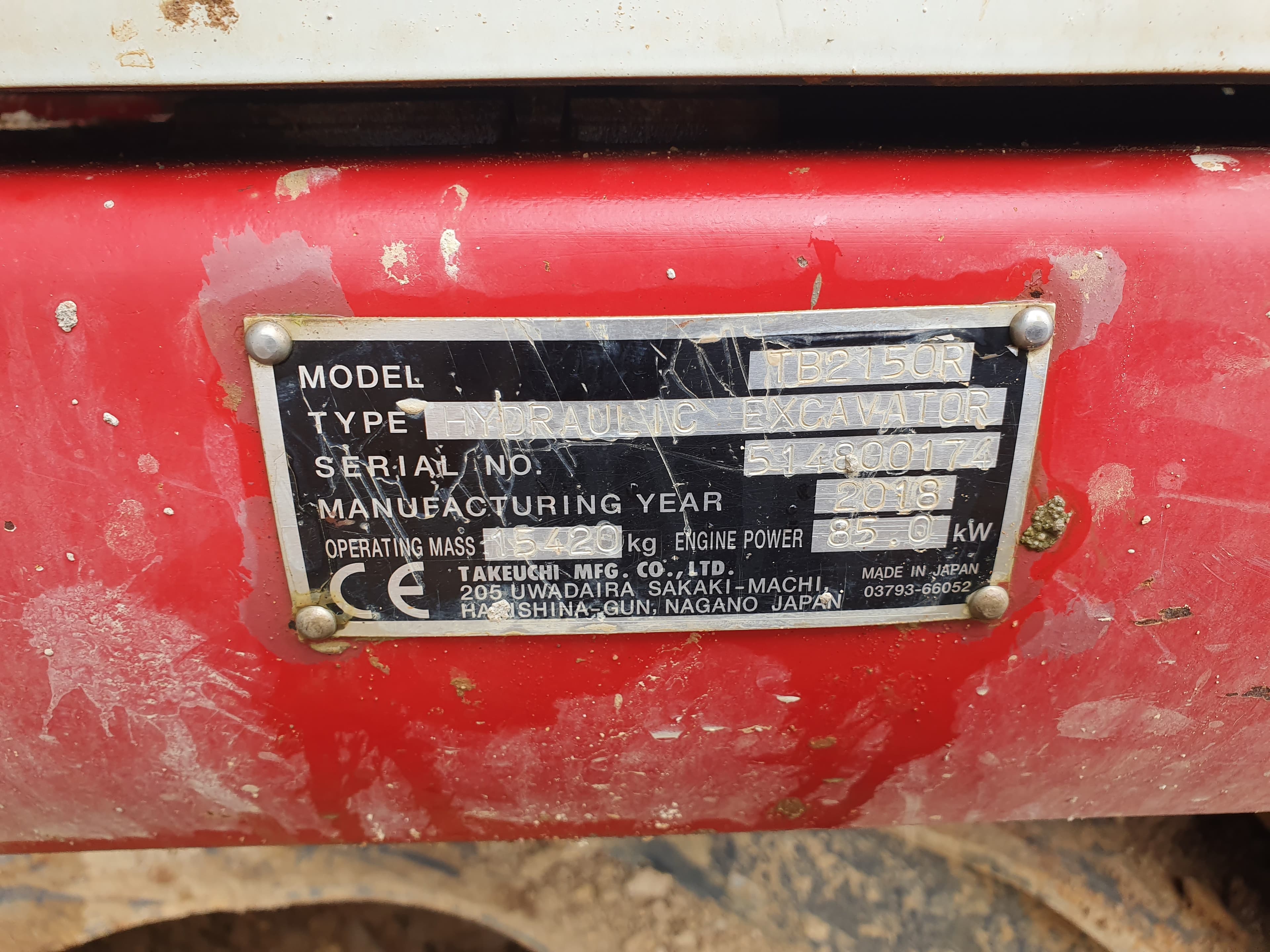 Giratória Rastos Takeuchi TB2150R · Ano 2018 — image 21