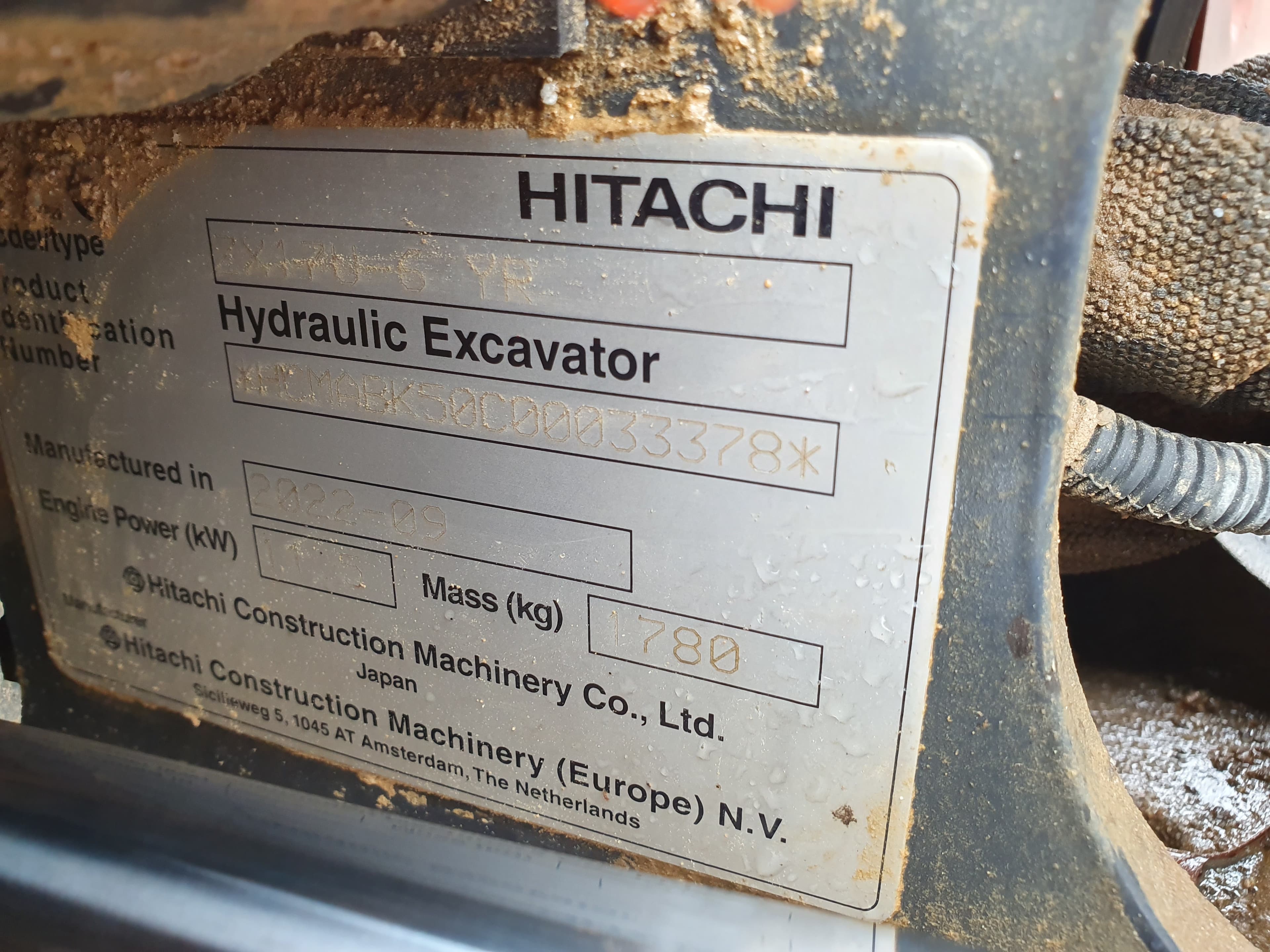 Mini Giratória Rastos Hitachi · Ano 2022 — imagen 16