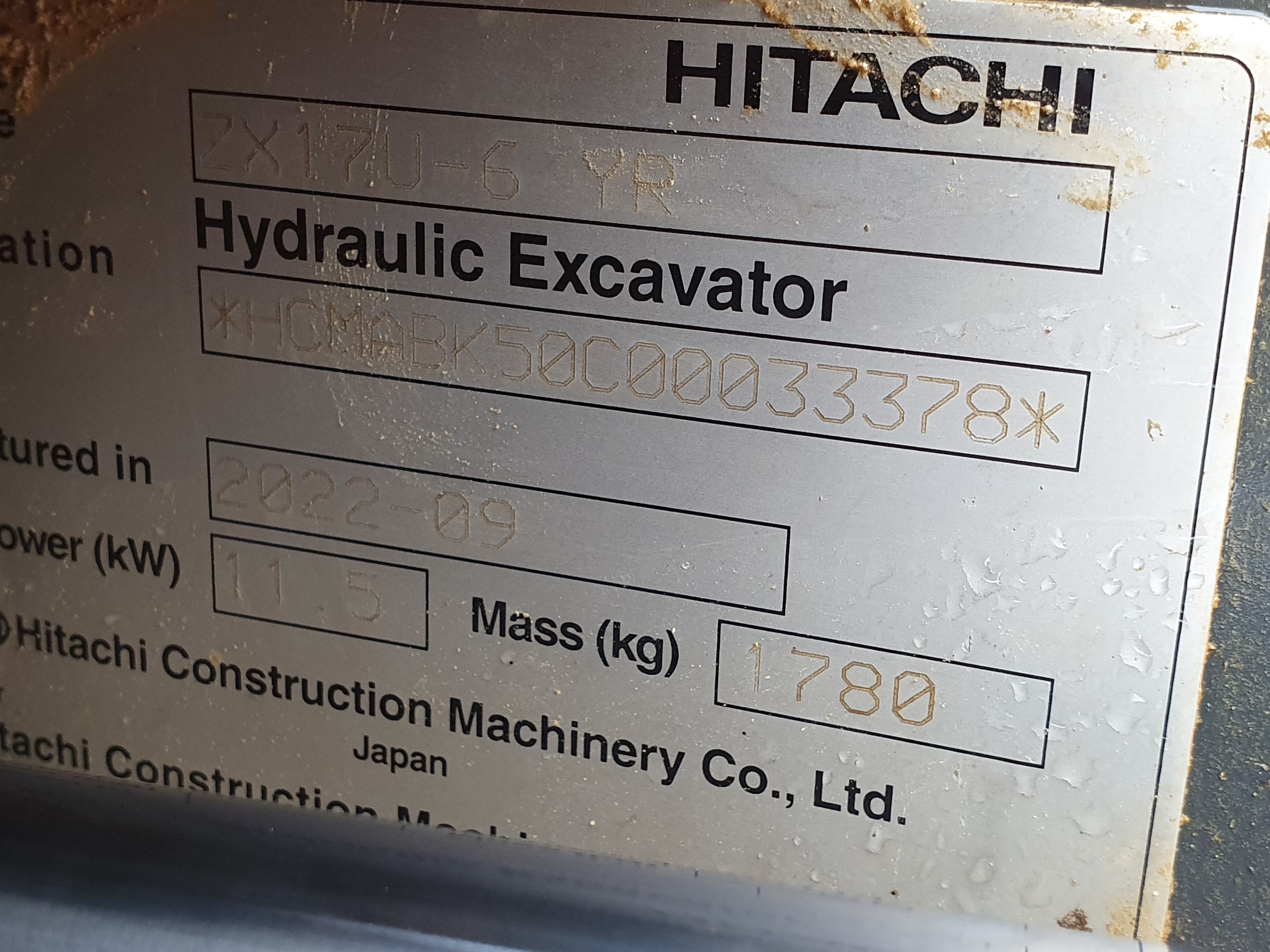 Mini Giratória Rastos Hitachi · Ano 2022 — imagen 17