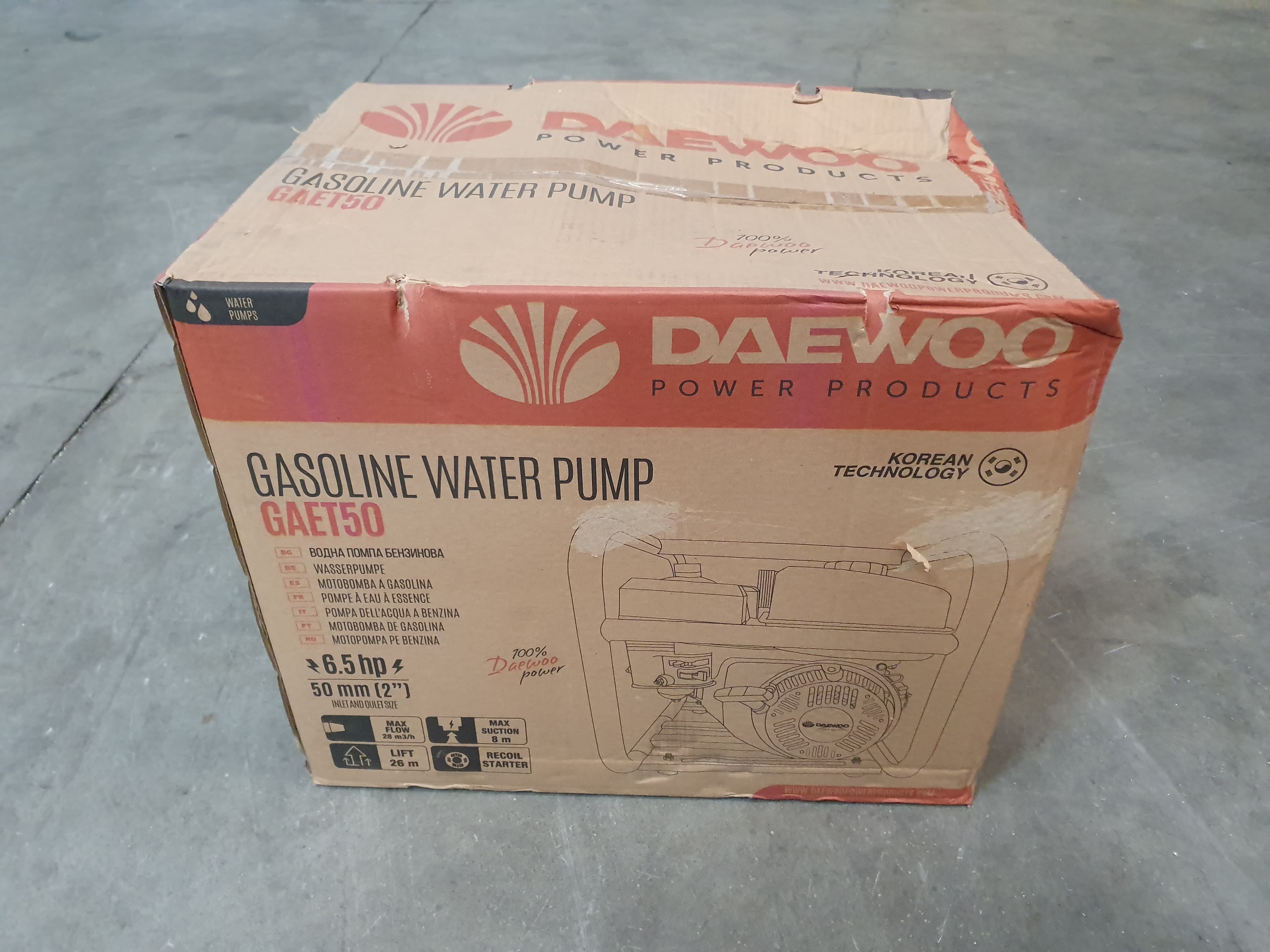 MOTO BOMBA DAEWOO — imagen 6