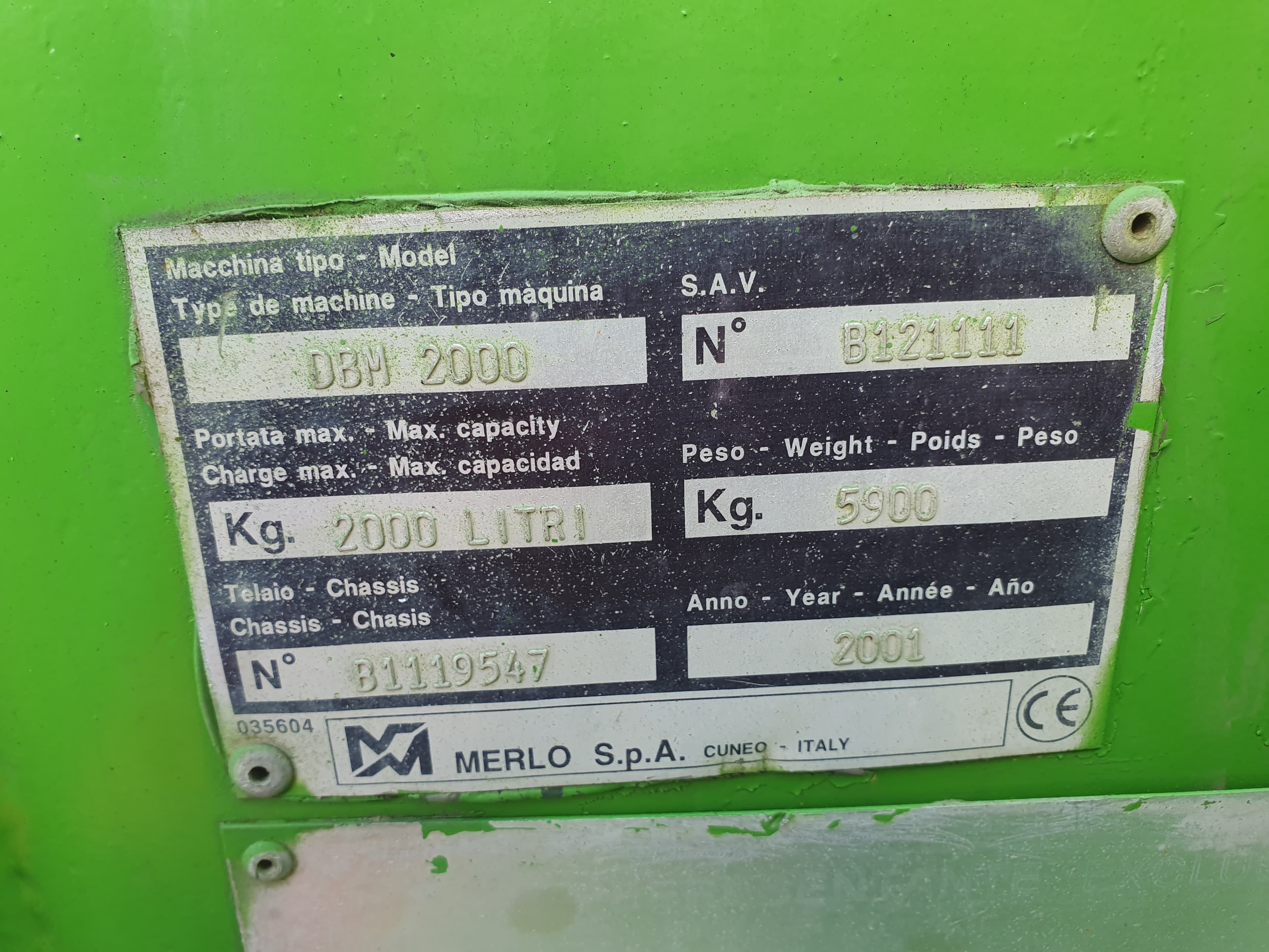 Autobetoneira Merlo DBM 2000 — image 17