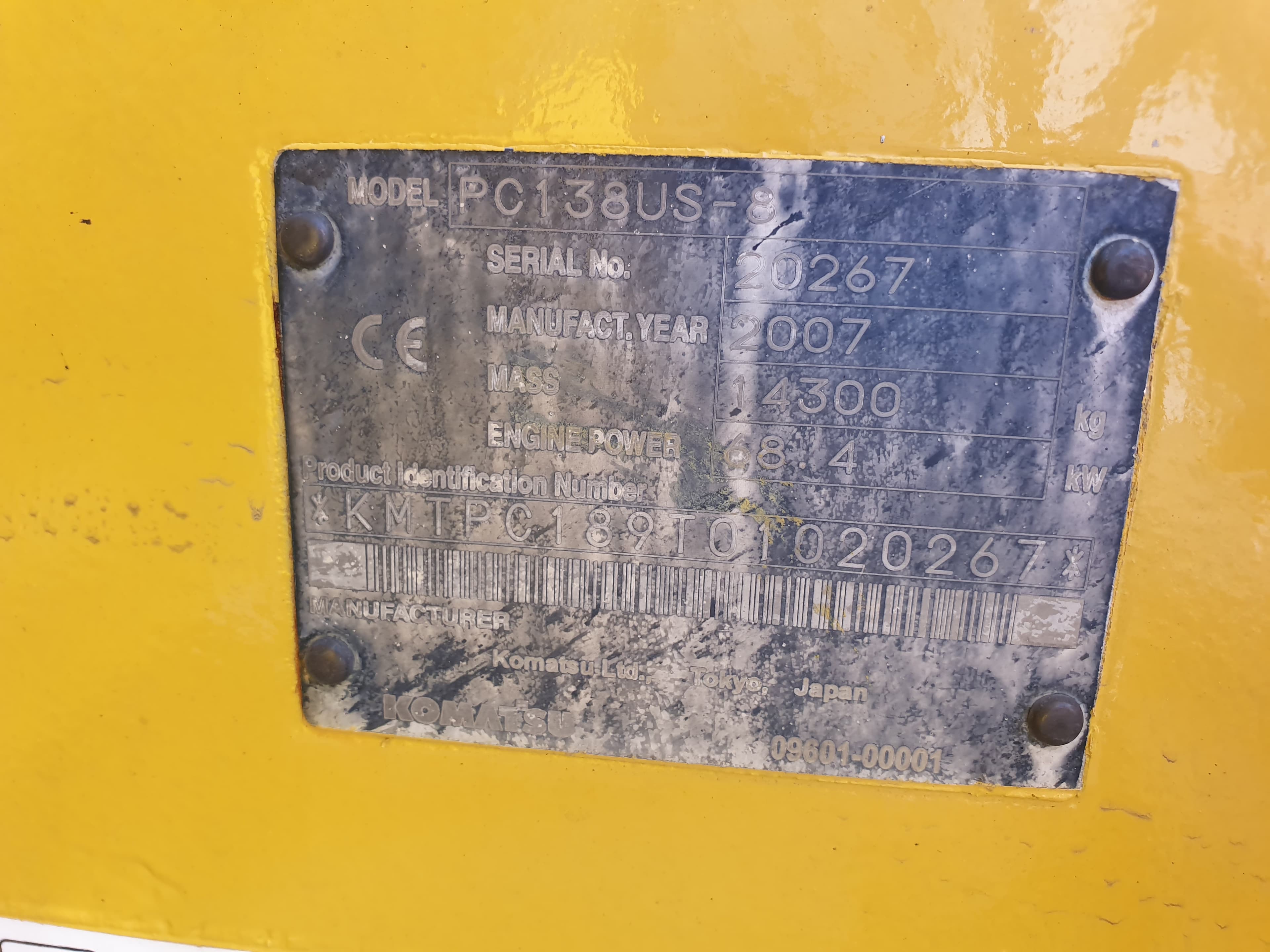 Giratória Komatsu  PC138US-8 — imagen 16