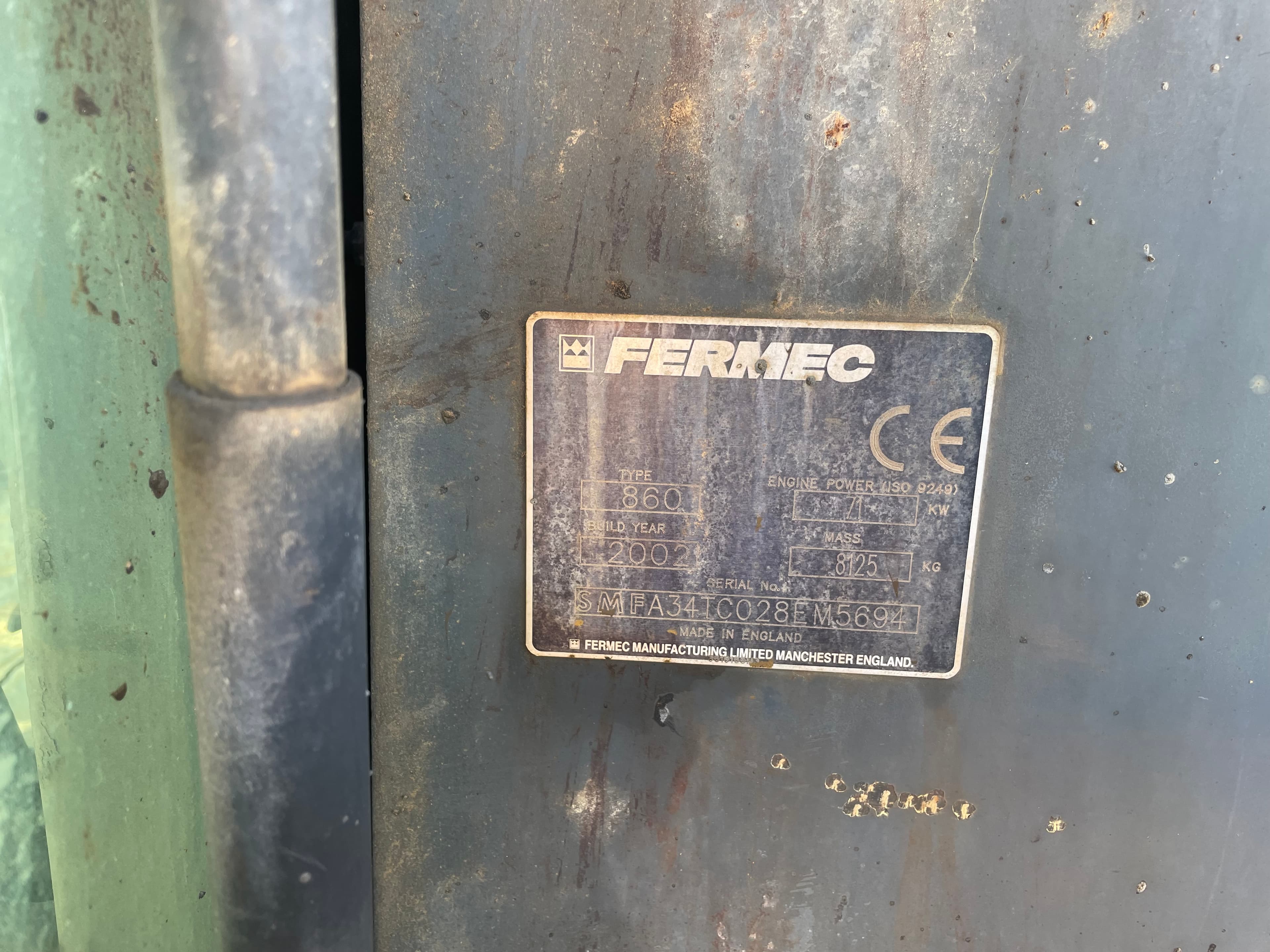 Retroescavadora Fermec 860 — imagen 7
