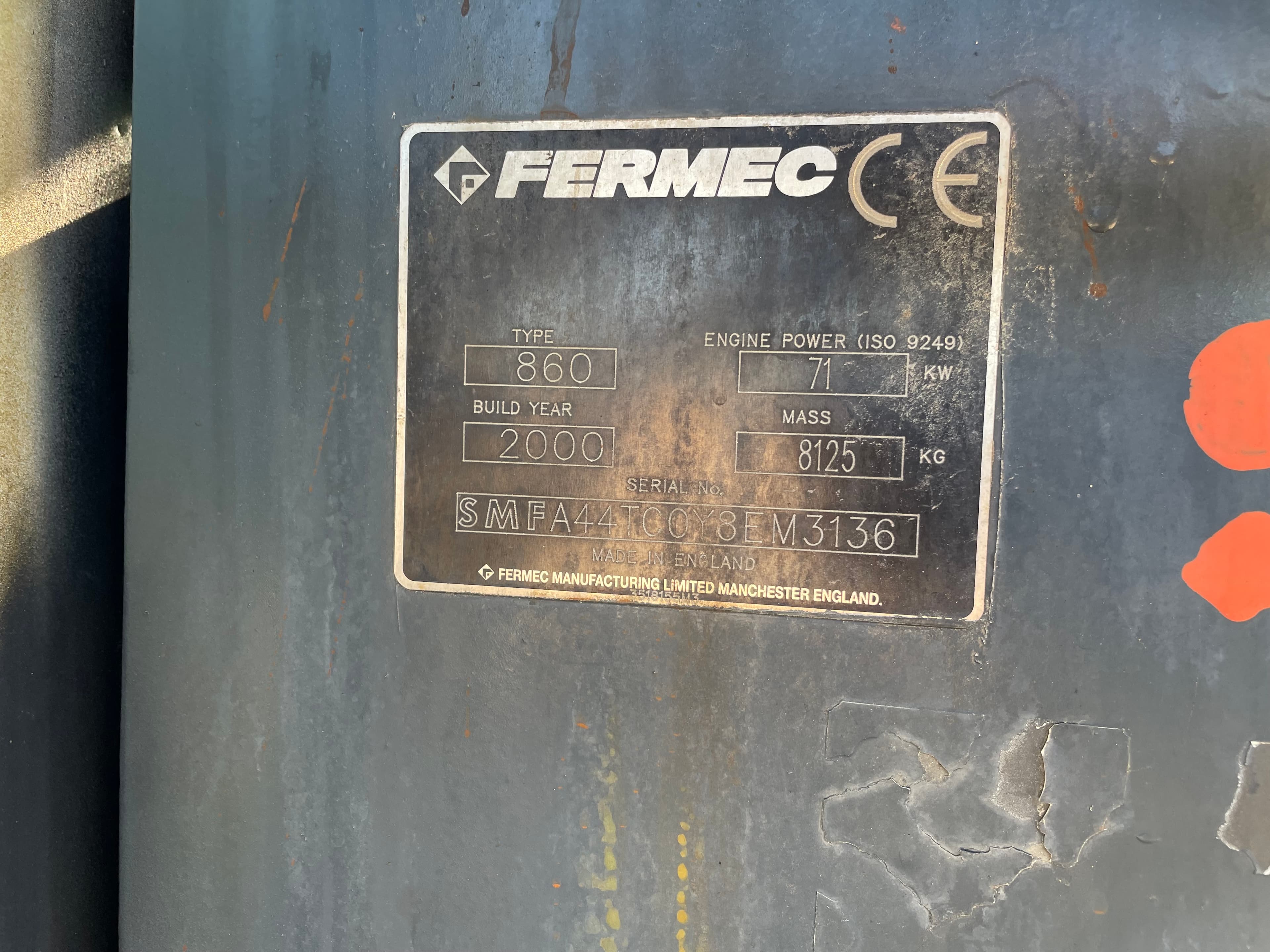 Retroescavadora Fermec 860 — imagen 5