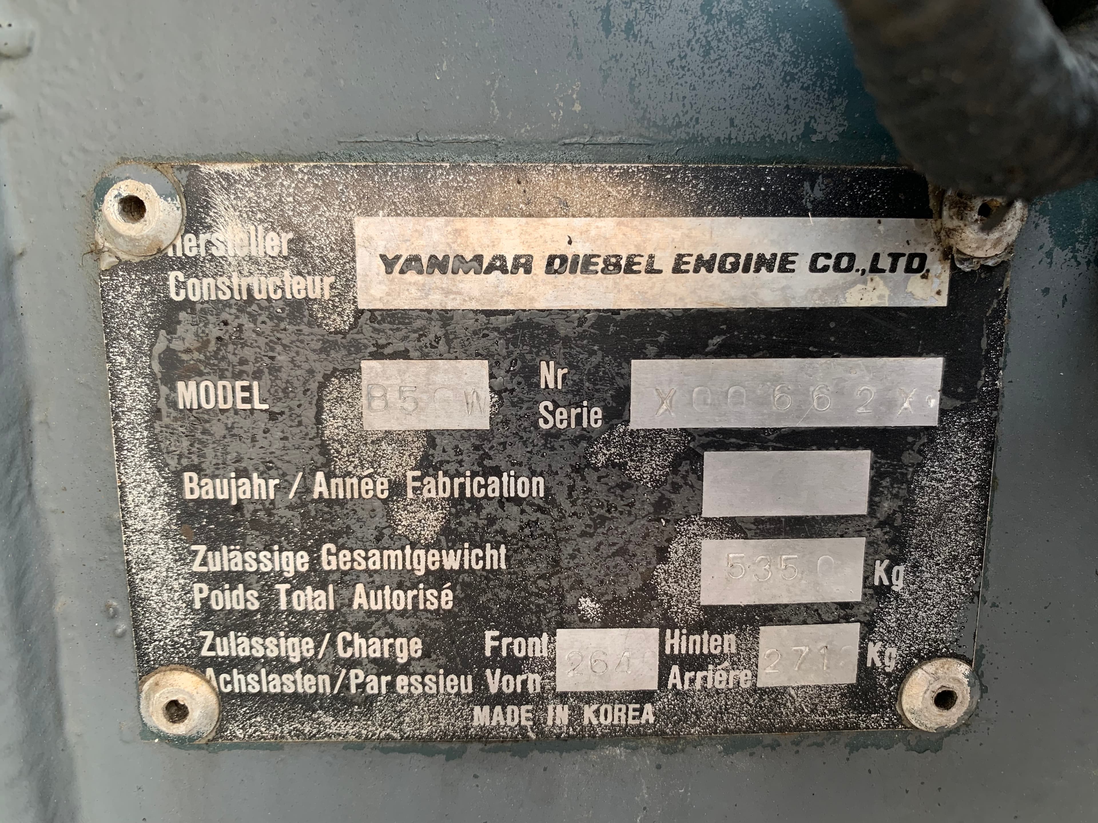 Giratória Yanmar B50W — imagen 13