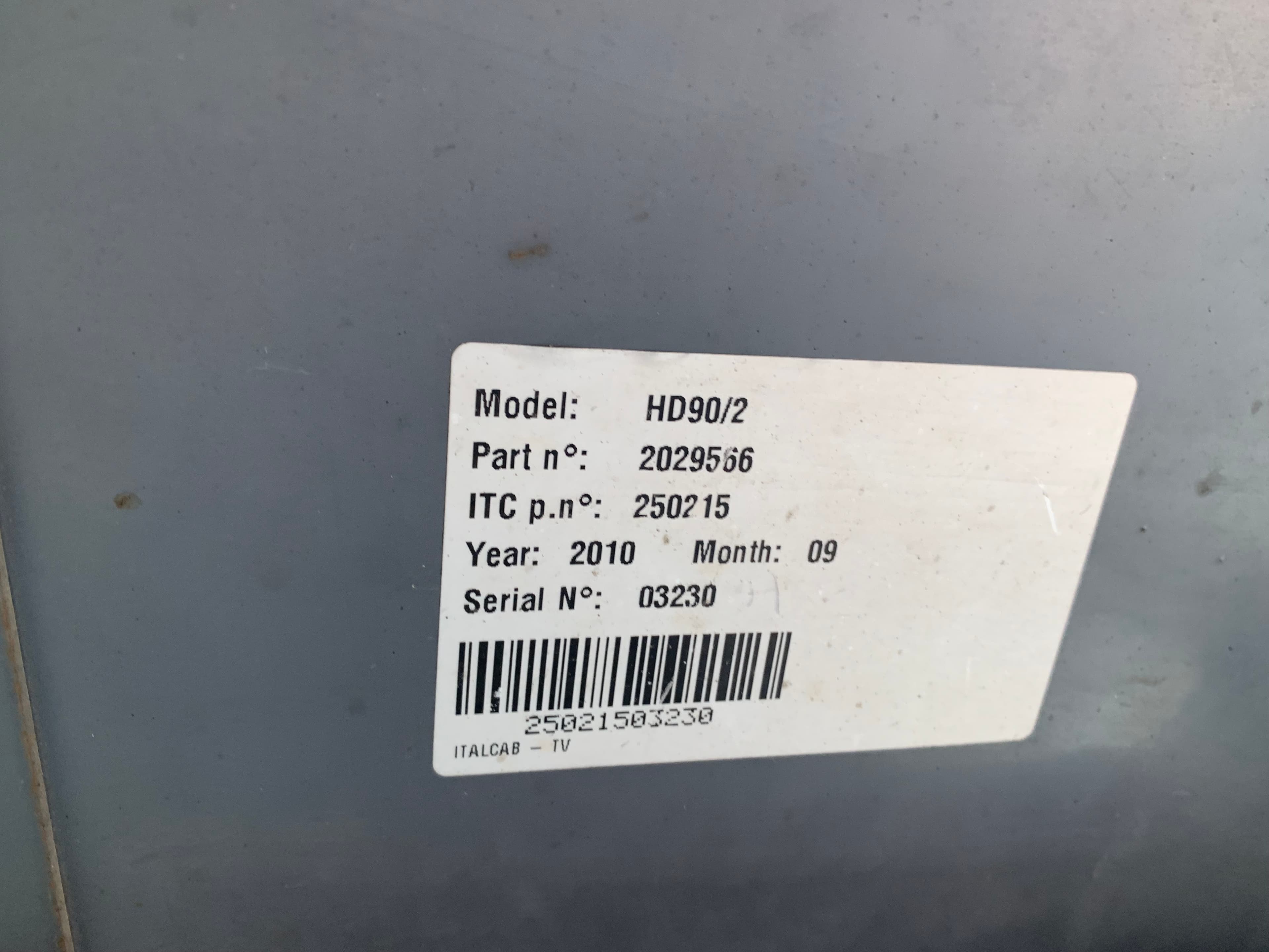 Cilindro HAMM HD 90/2 — imagen 12