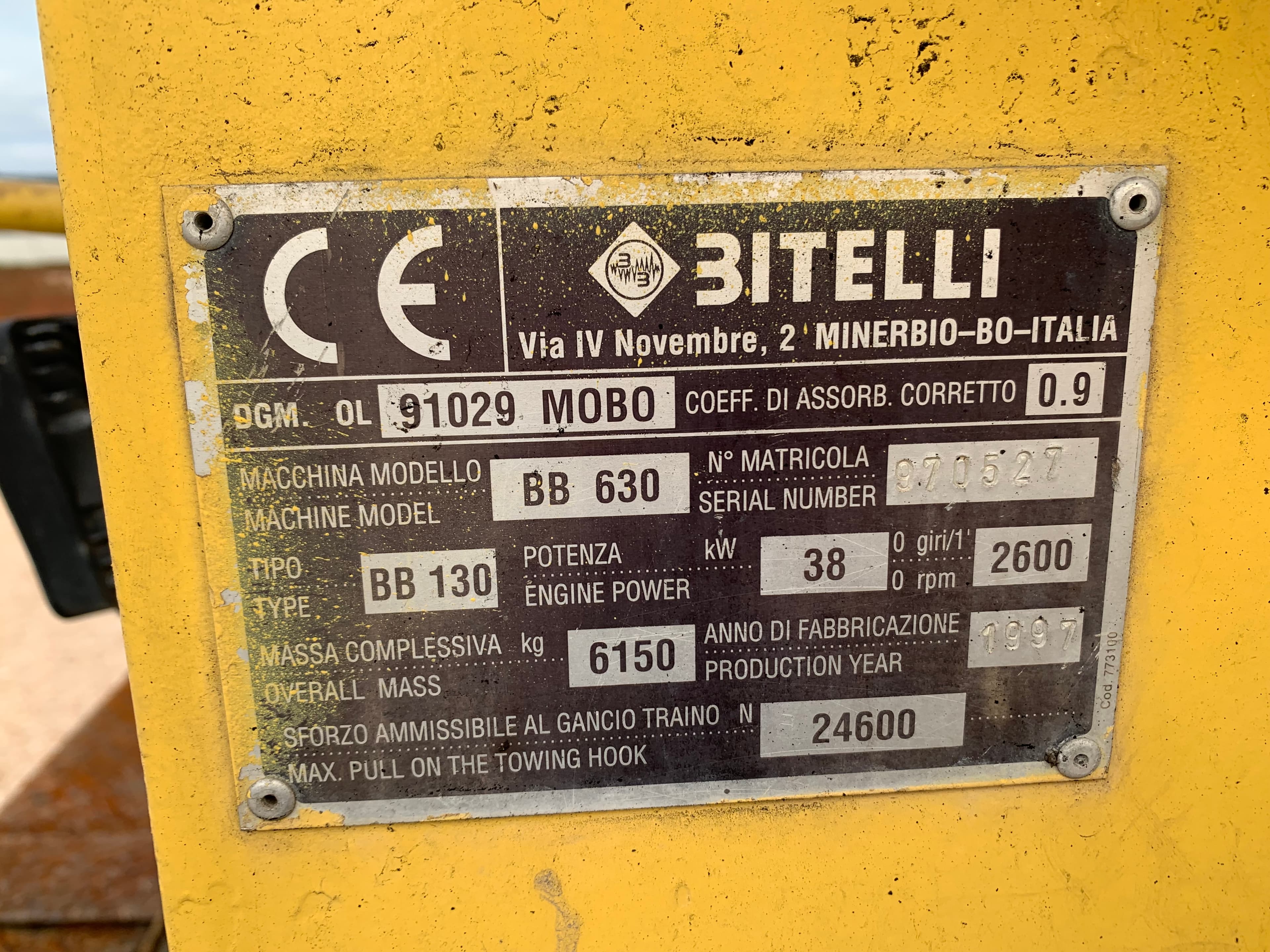 Espalhadora Asfalto Bitelli BB 630 — image 13