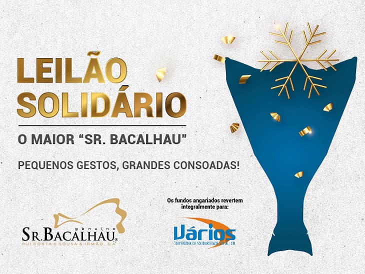 Leilão Solidário · O Maior Sr. Bacalhau — imagen 1