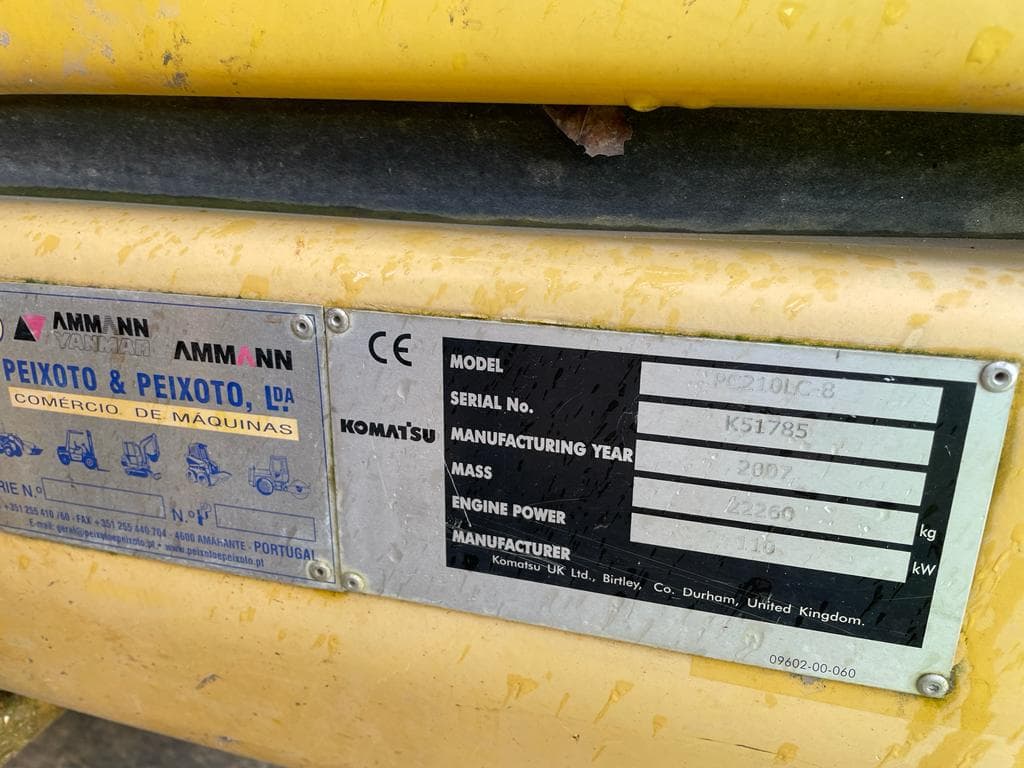 Giratória Komatsu PC 210 — imagem 7