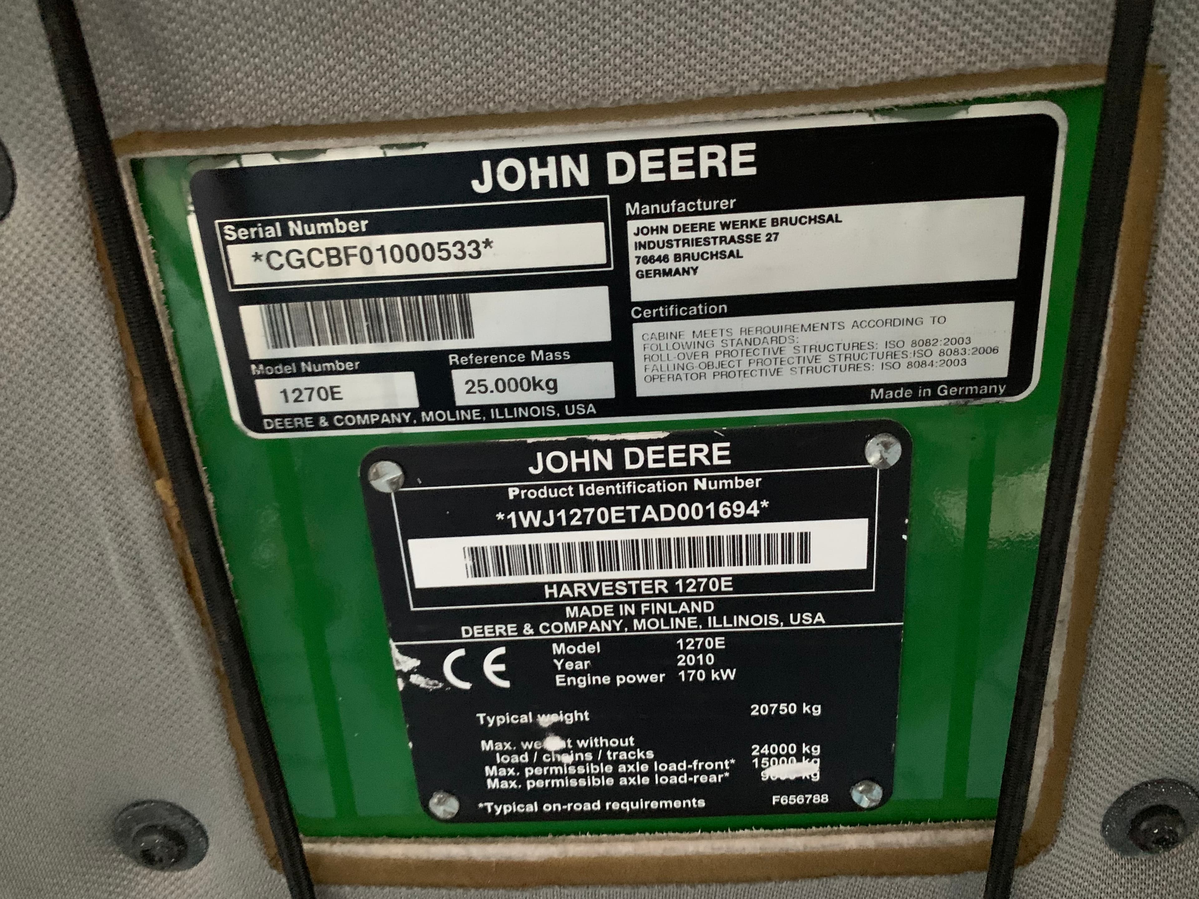 John Deere Forestry Chipper — image 5
