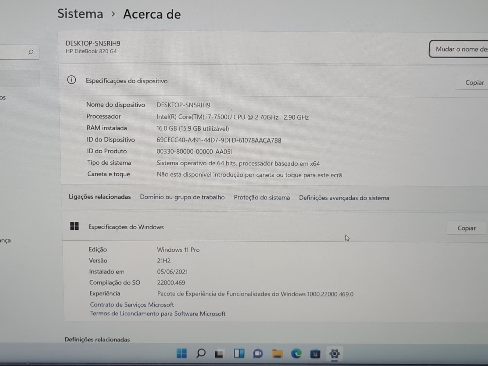 Portátil HP EliteBook 820 G4 — imagem 13