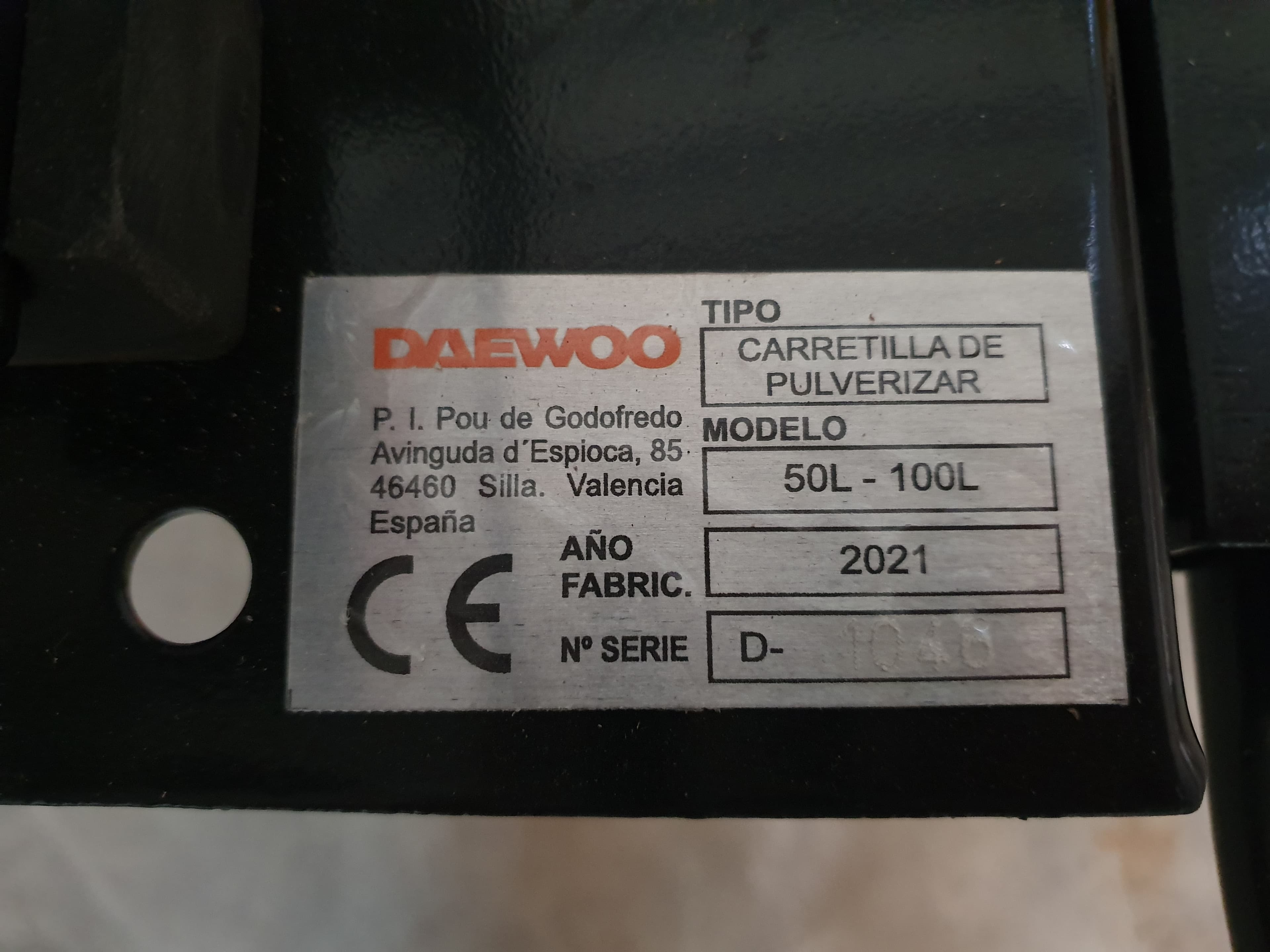 Pulverizador Daewoo — imagen 8