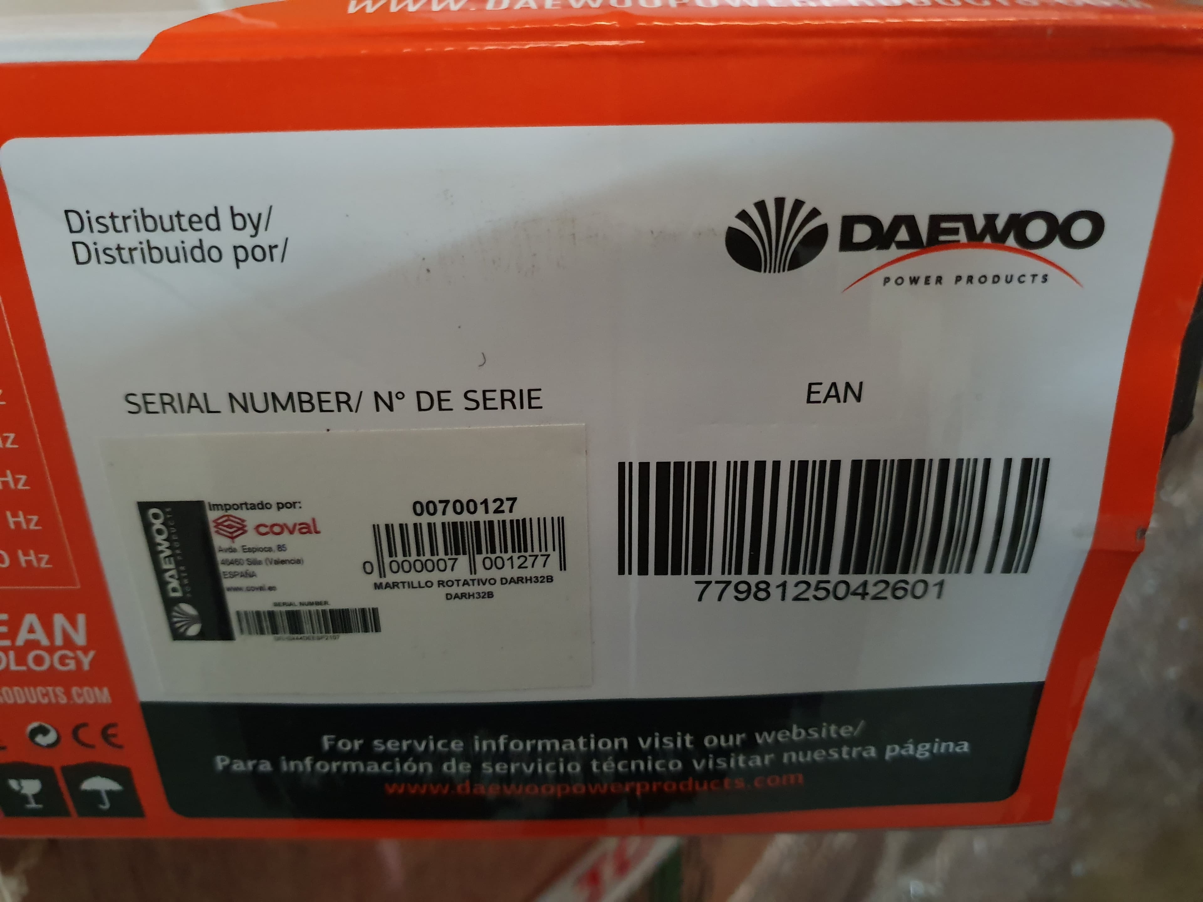 Martelo Rotativo Daewoo — imagen 7
