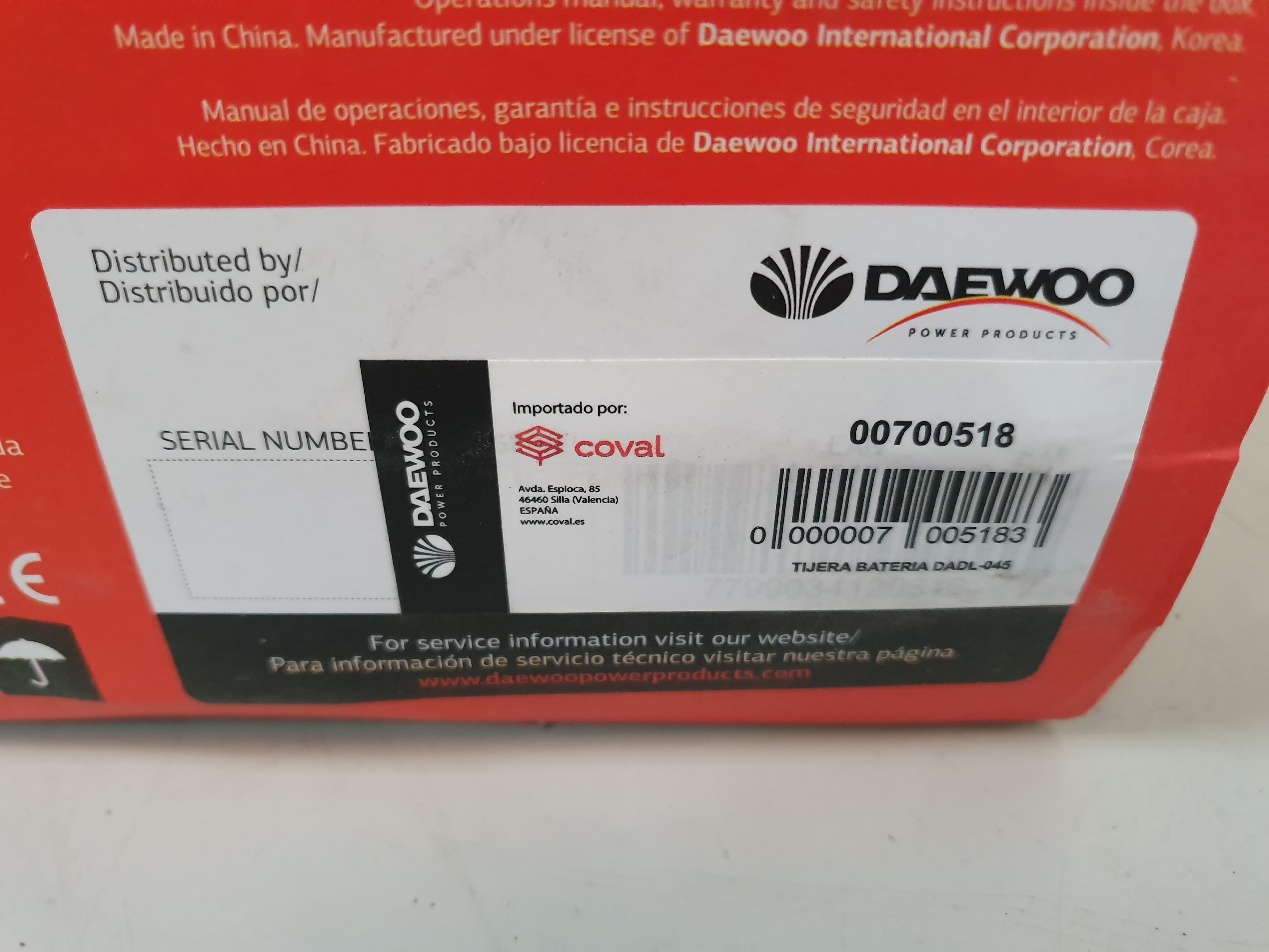 Tesoura Poda Daewoo — imagem 6