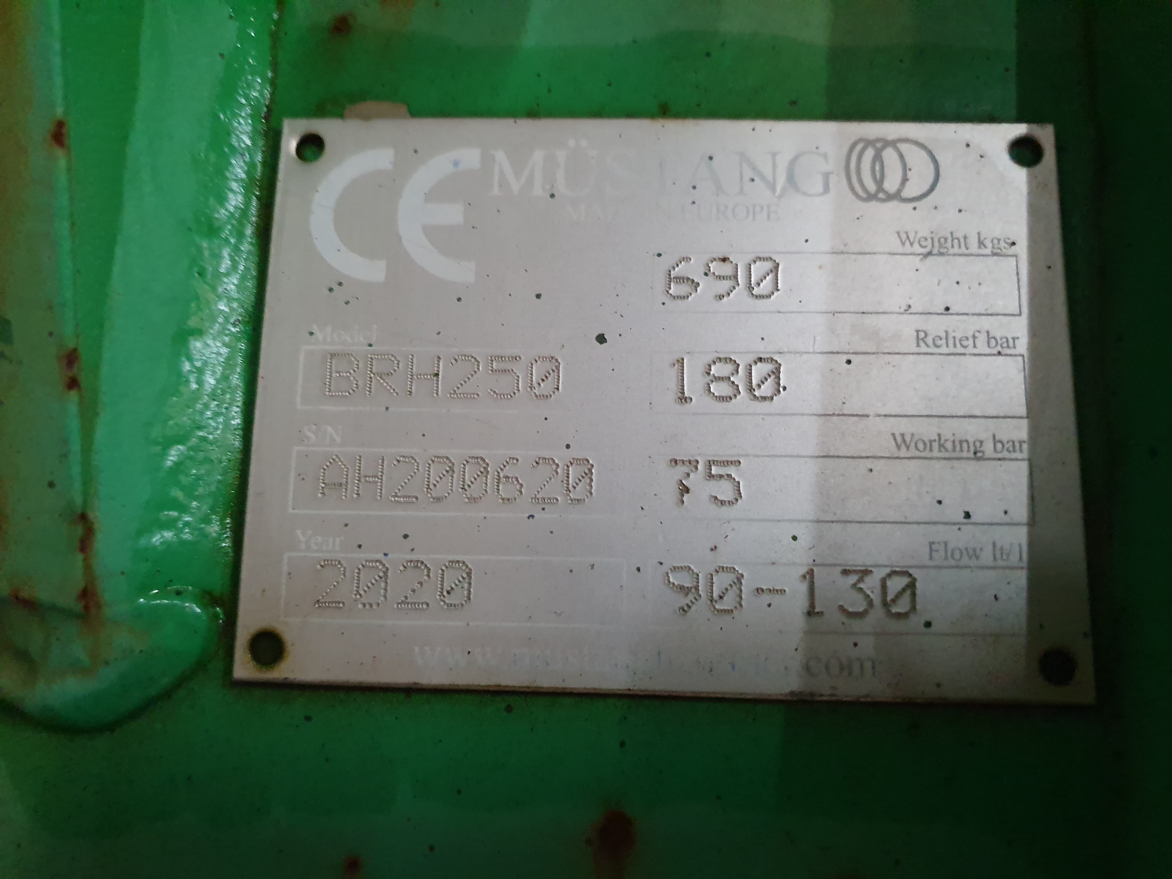 Martelo Mustang BRH250 — imagen 6