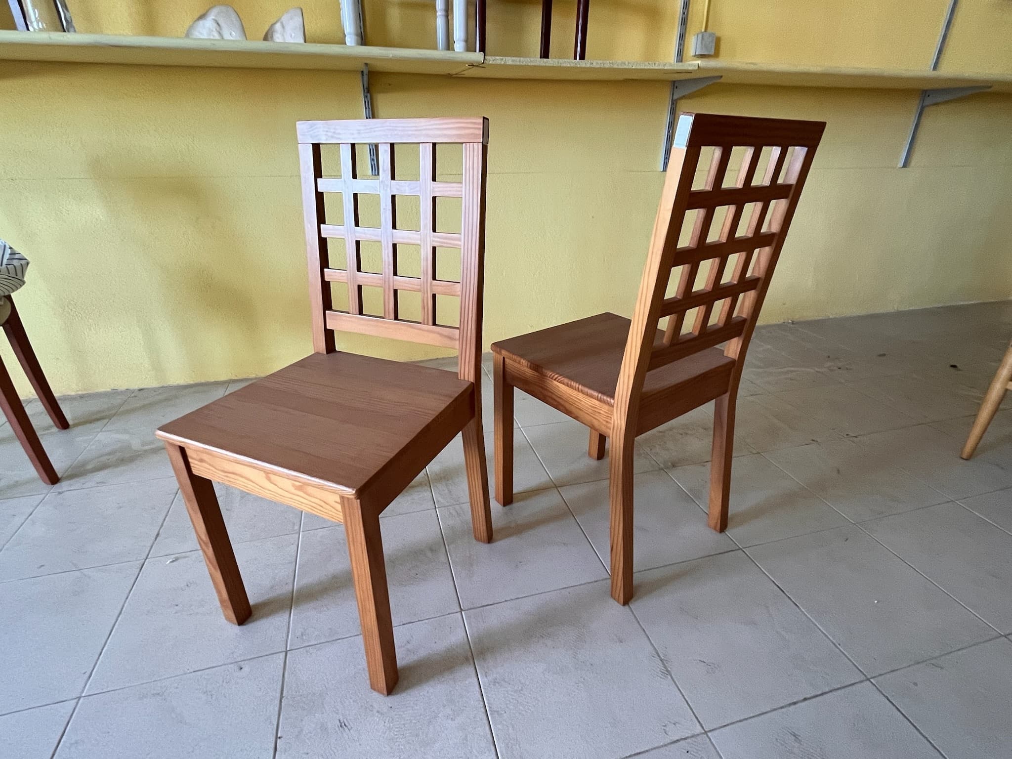 Wooden chairs — image 2
