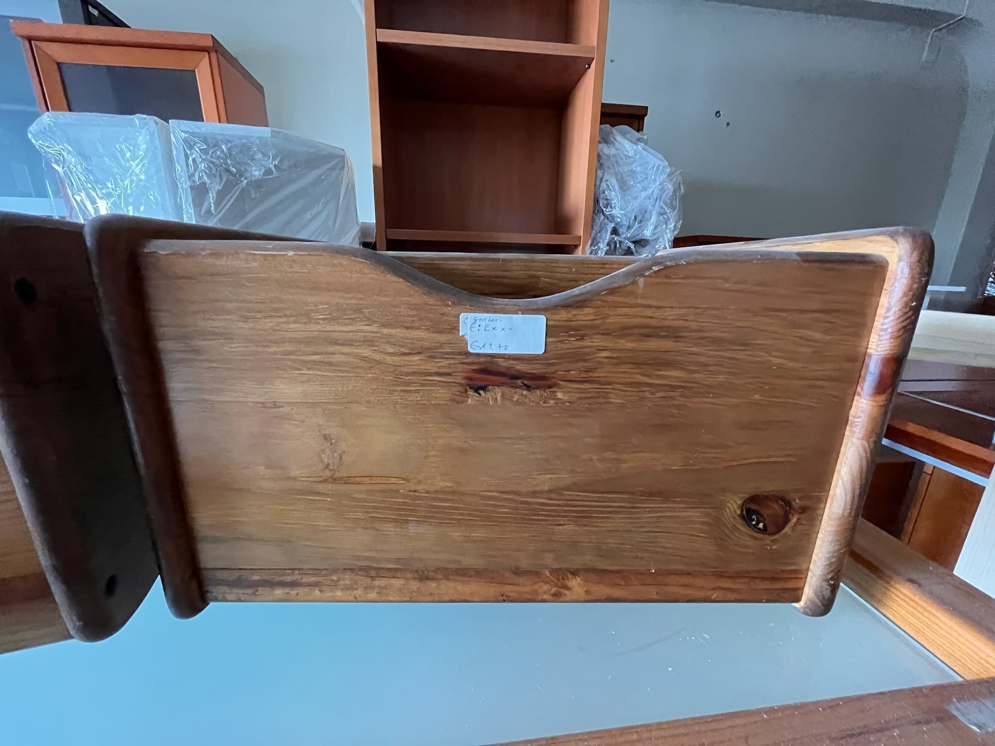Porta livros de madeira — imagem 3