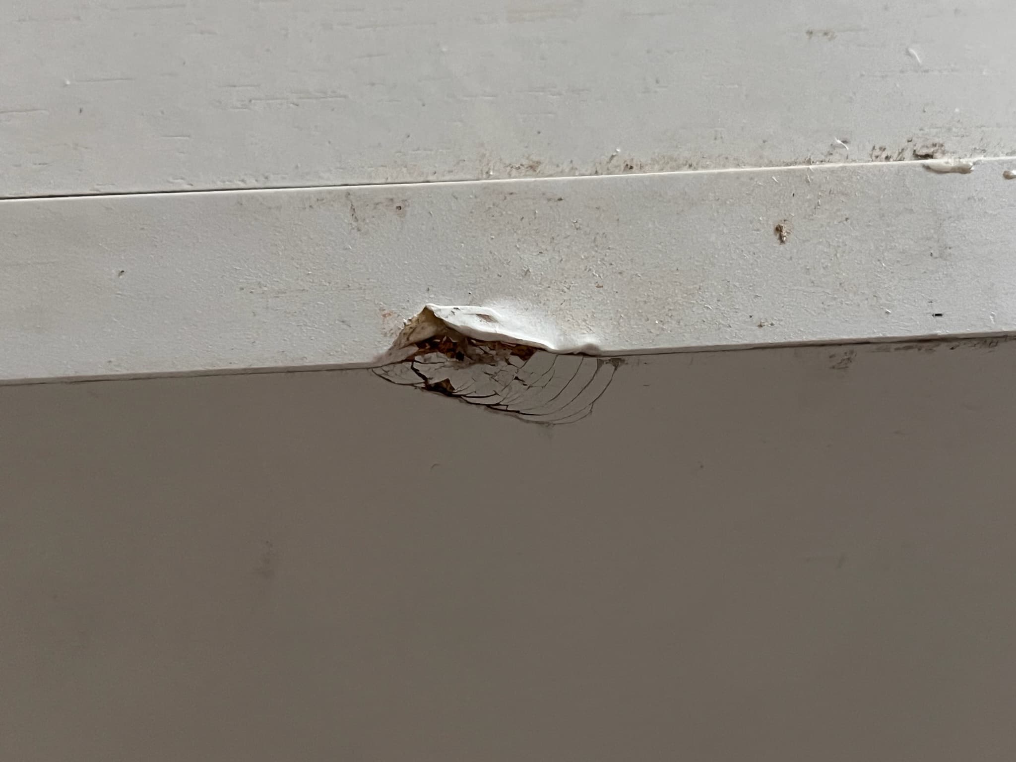 Móvel branco de madeira com duas portas — imagem 3