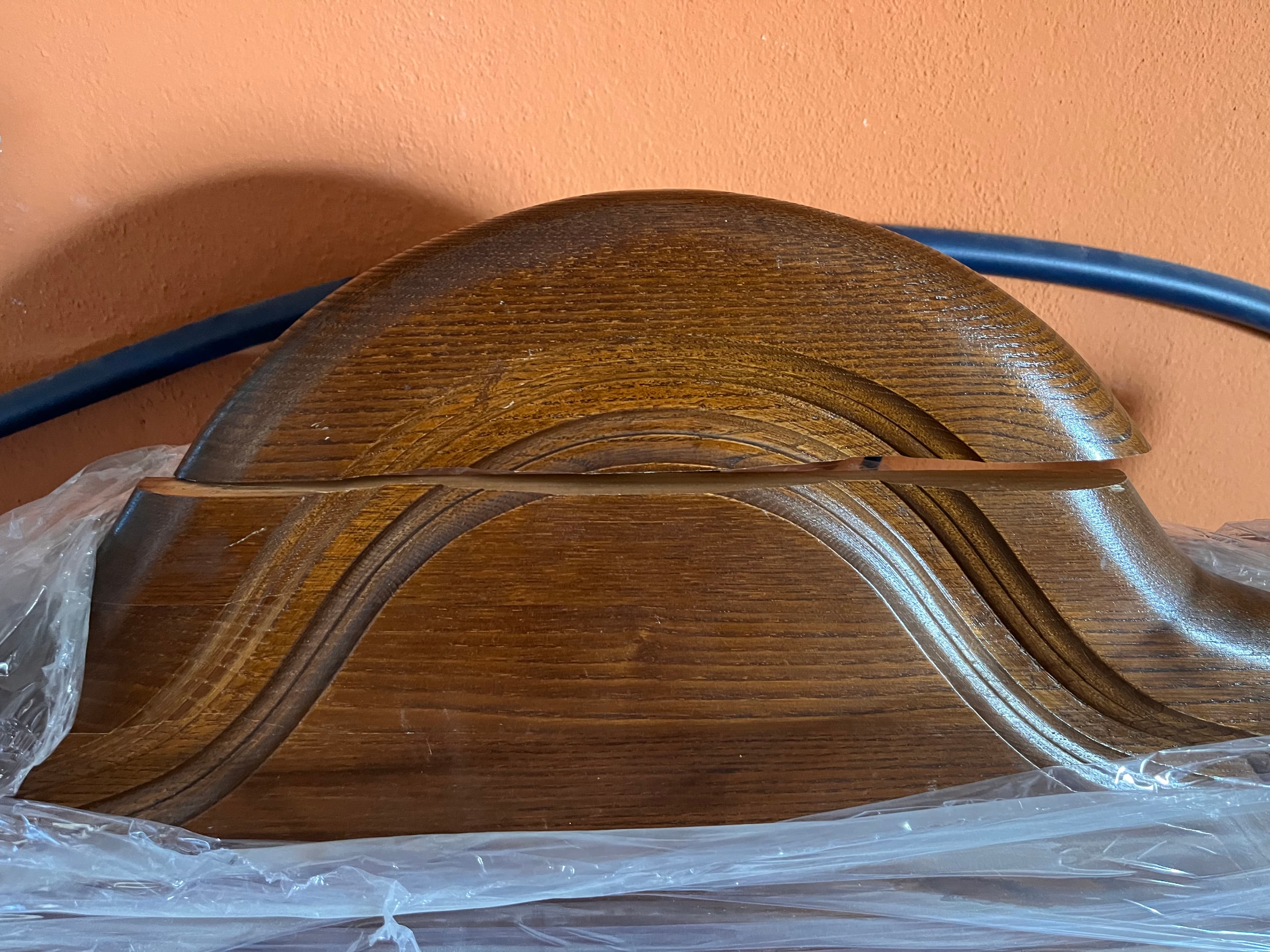 Cabeceira de cama em madeira — imagem 2