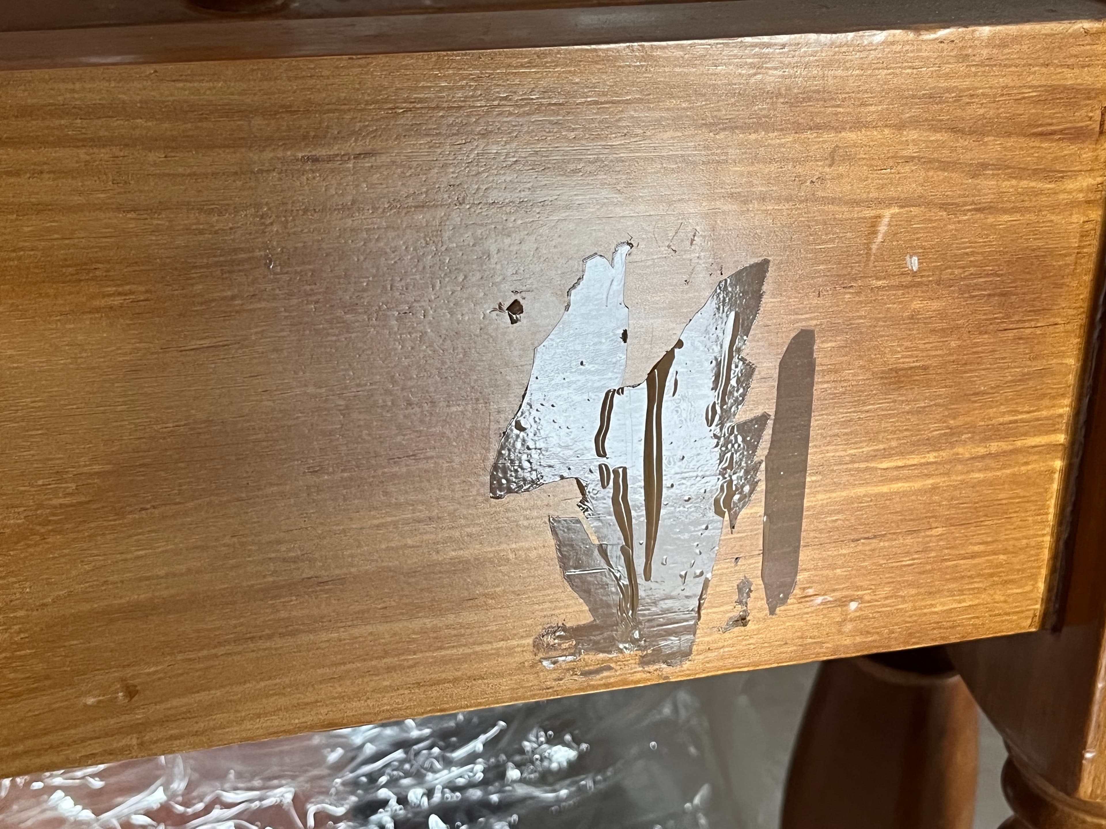 Cabeceira de cama em madeira — imagen 2