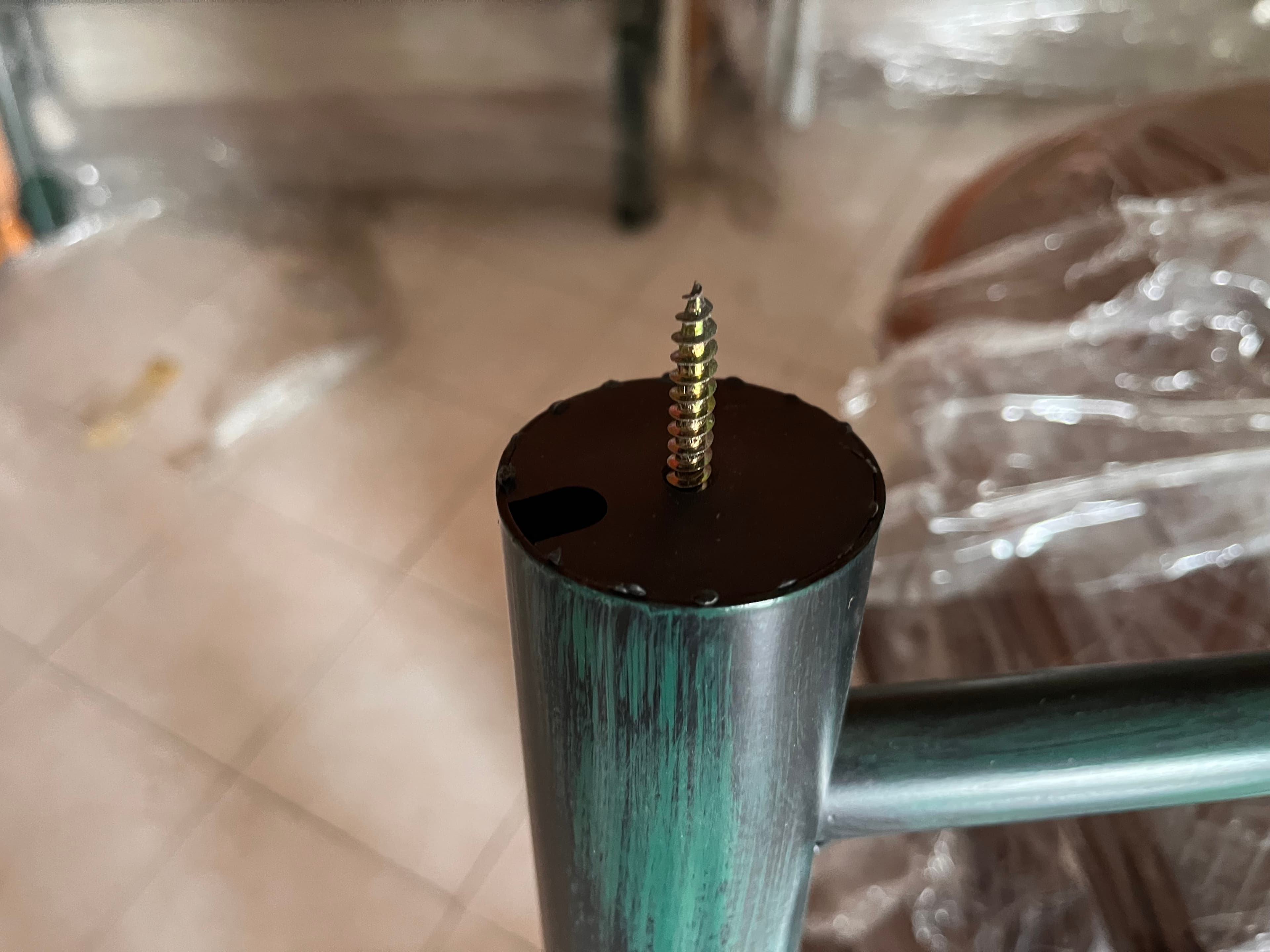 Cama com estrutura em ferro — imagem 2