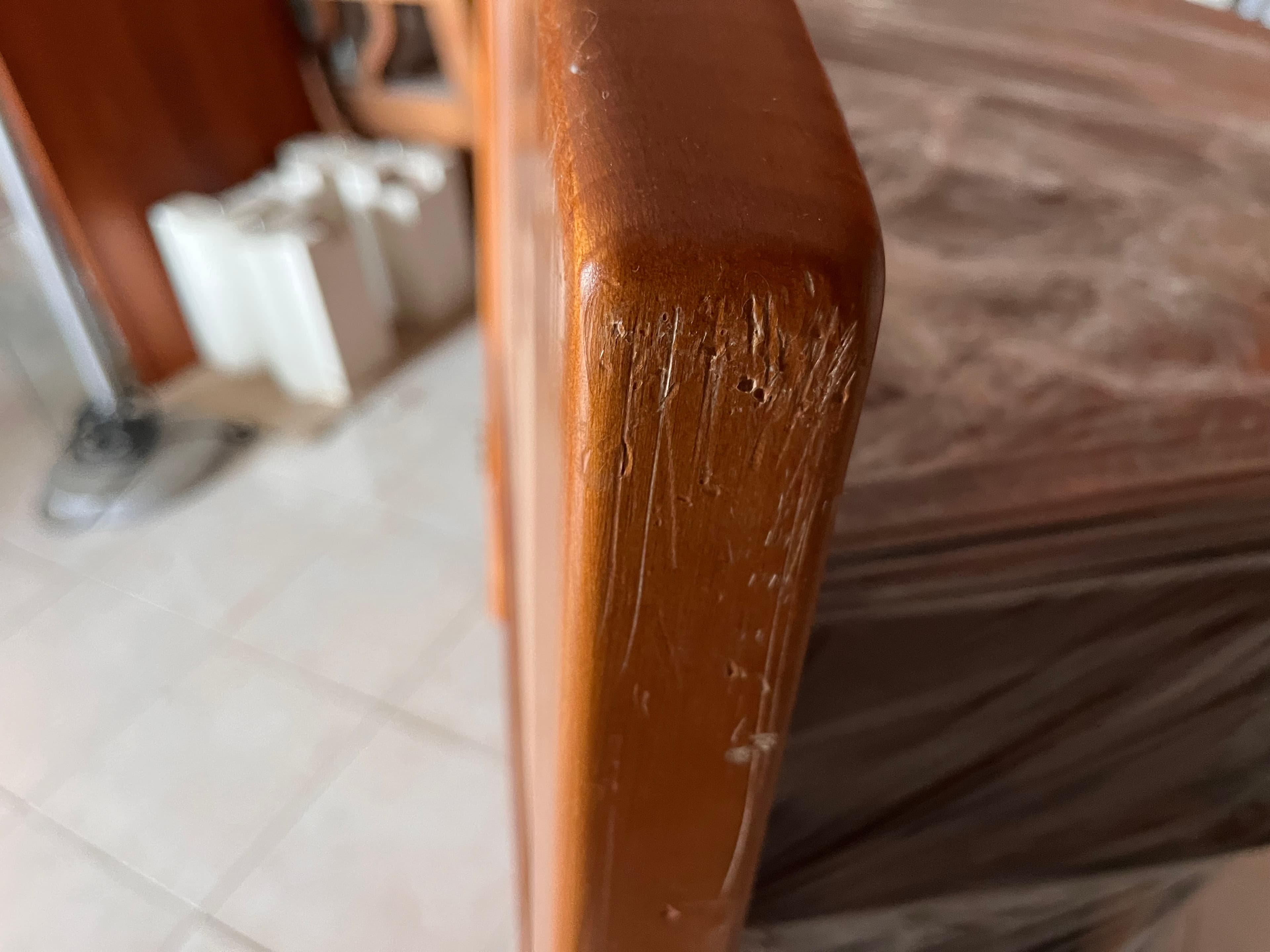 Cabeceira de cama em madeira — imagem 2