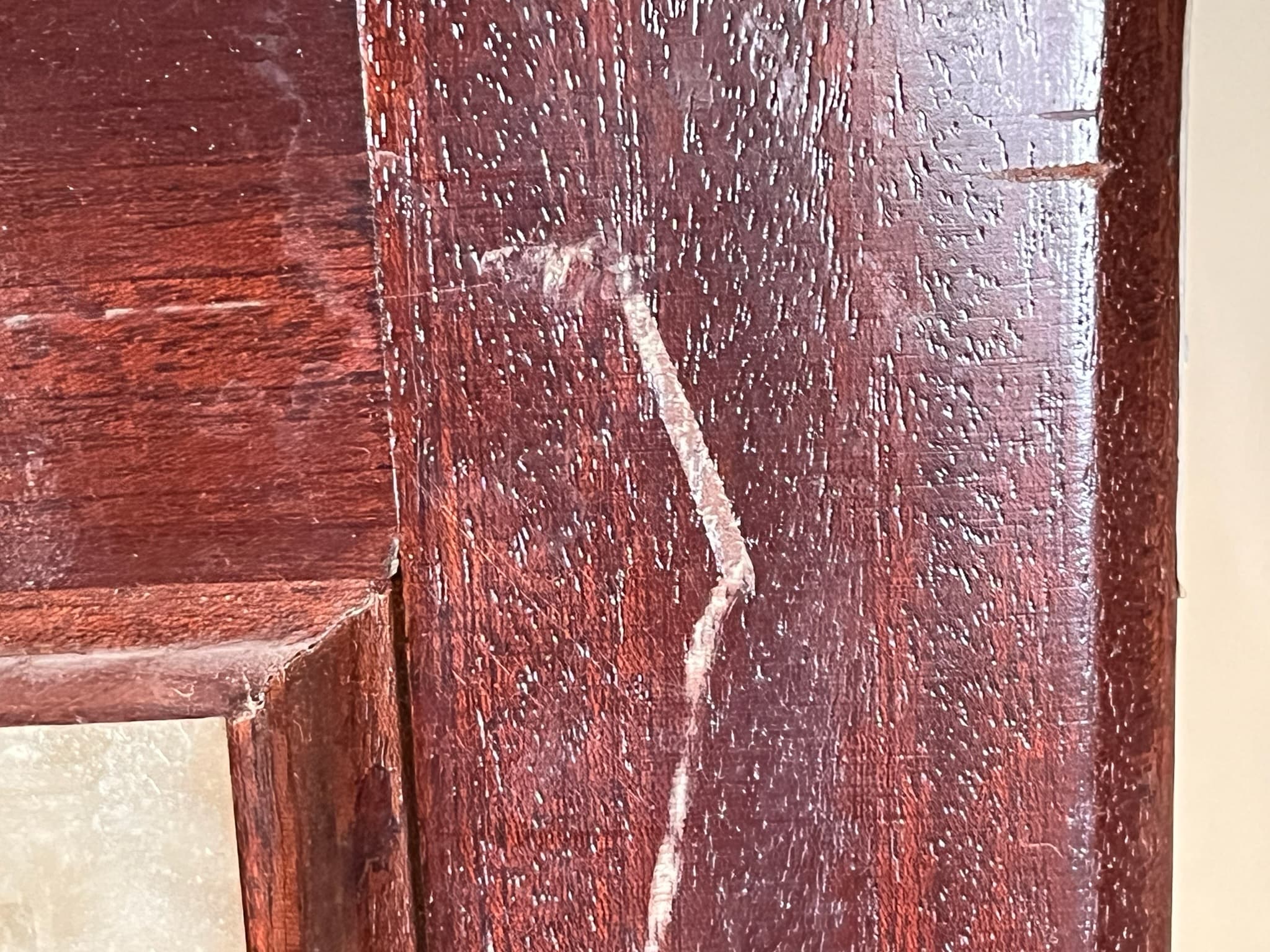 Espelho com moldura de madeira — imagem 2