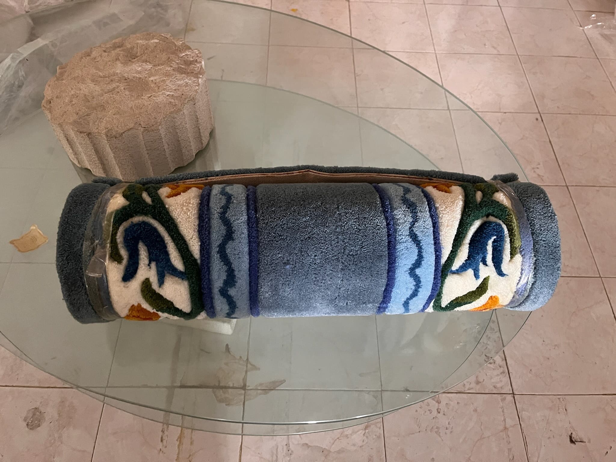 Tapete pequeno azul — image 1