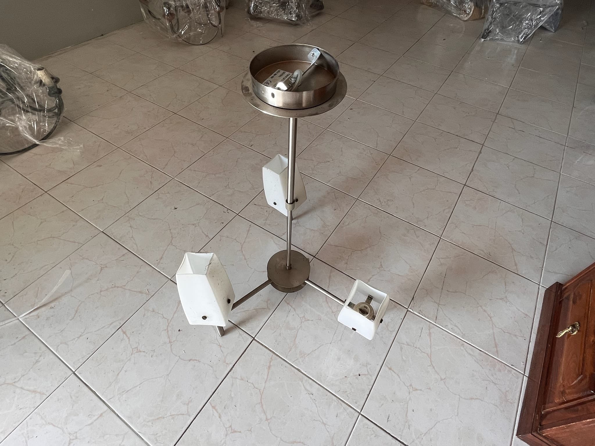 Metal ceiling light — image 1