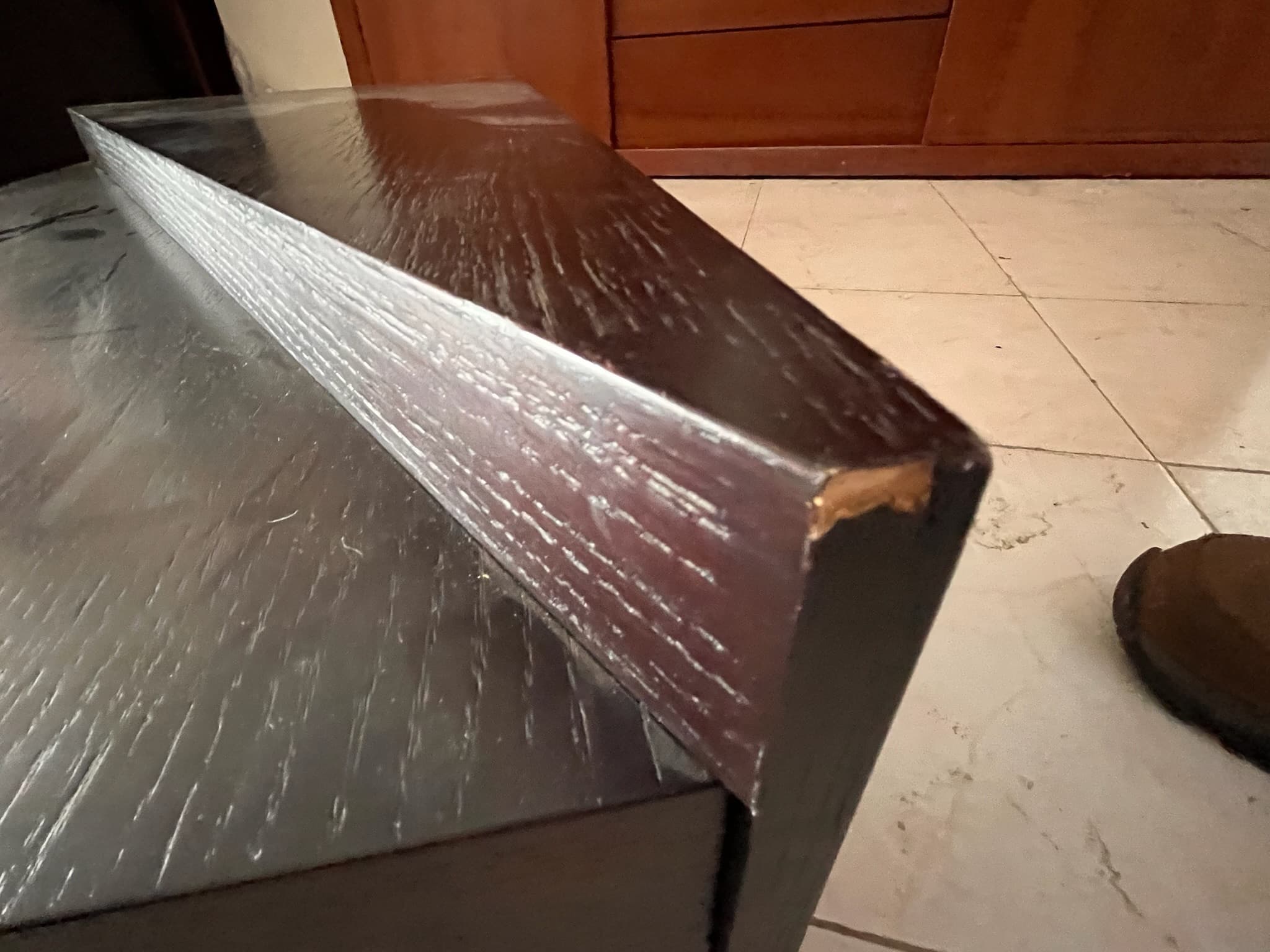 Mesa de centro em madeira — imagen 5