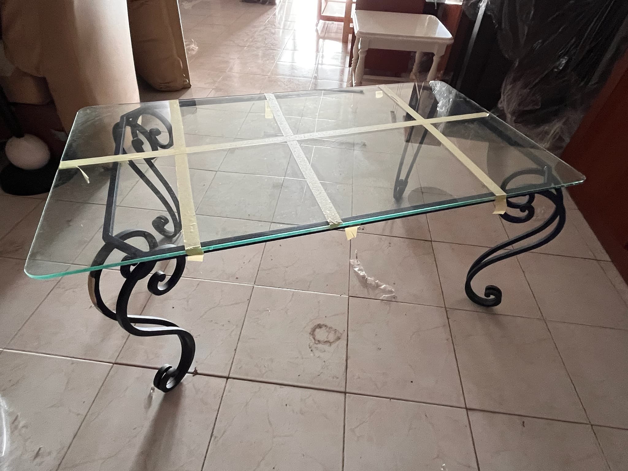 Mesa de centro em ferro — imagen 1