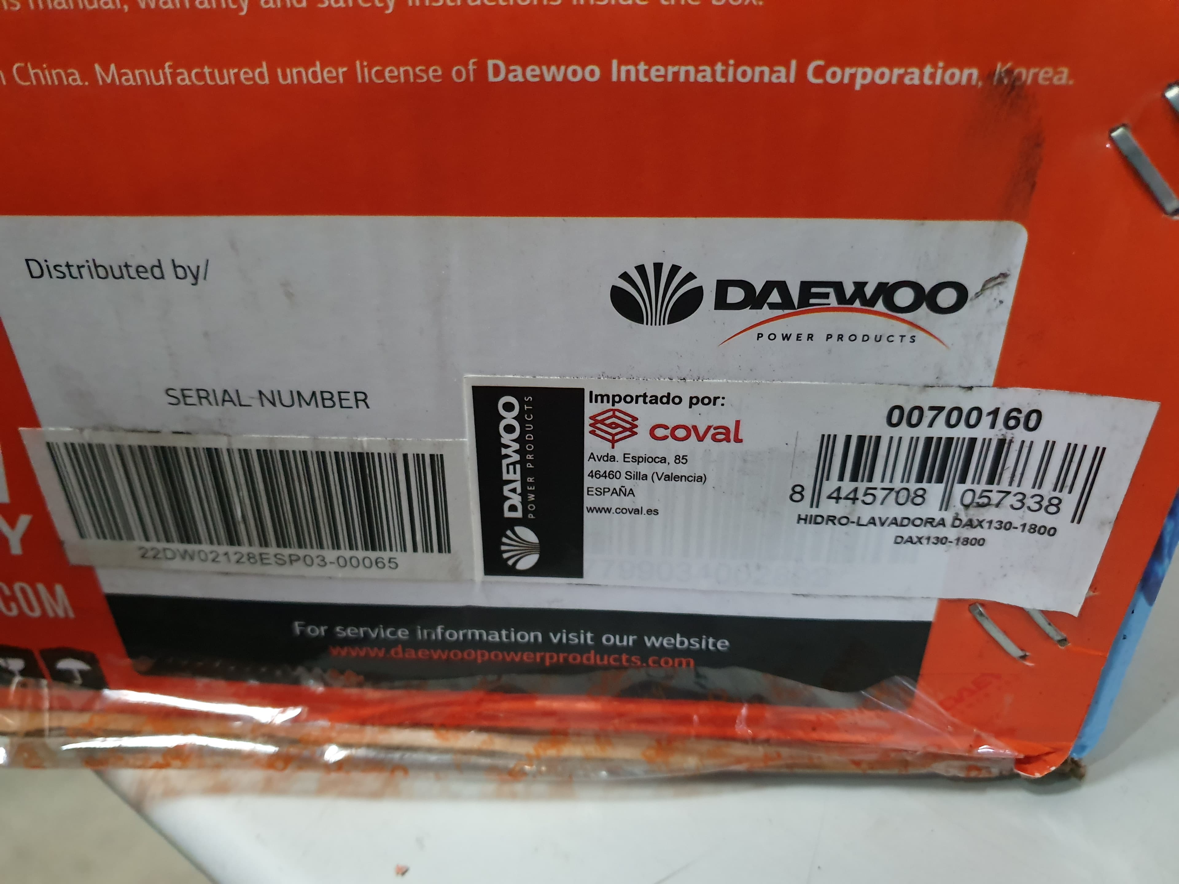 Máquina Lavar Pressão Daewoo — imagem 7