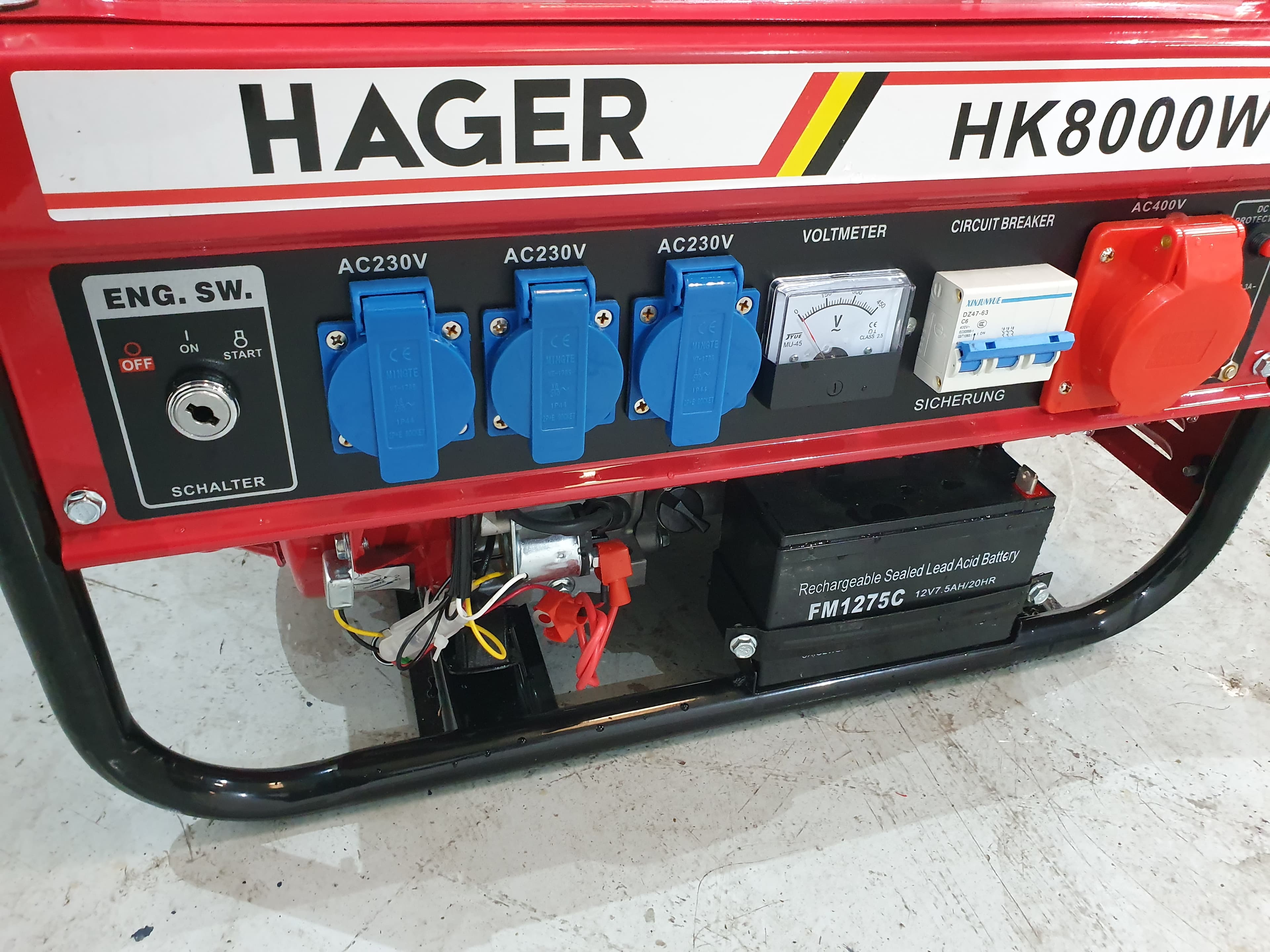 Gerador Hager HK8000W — imagem 5