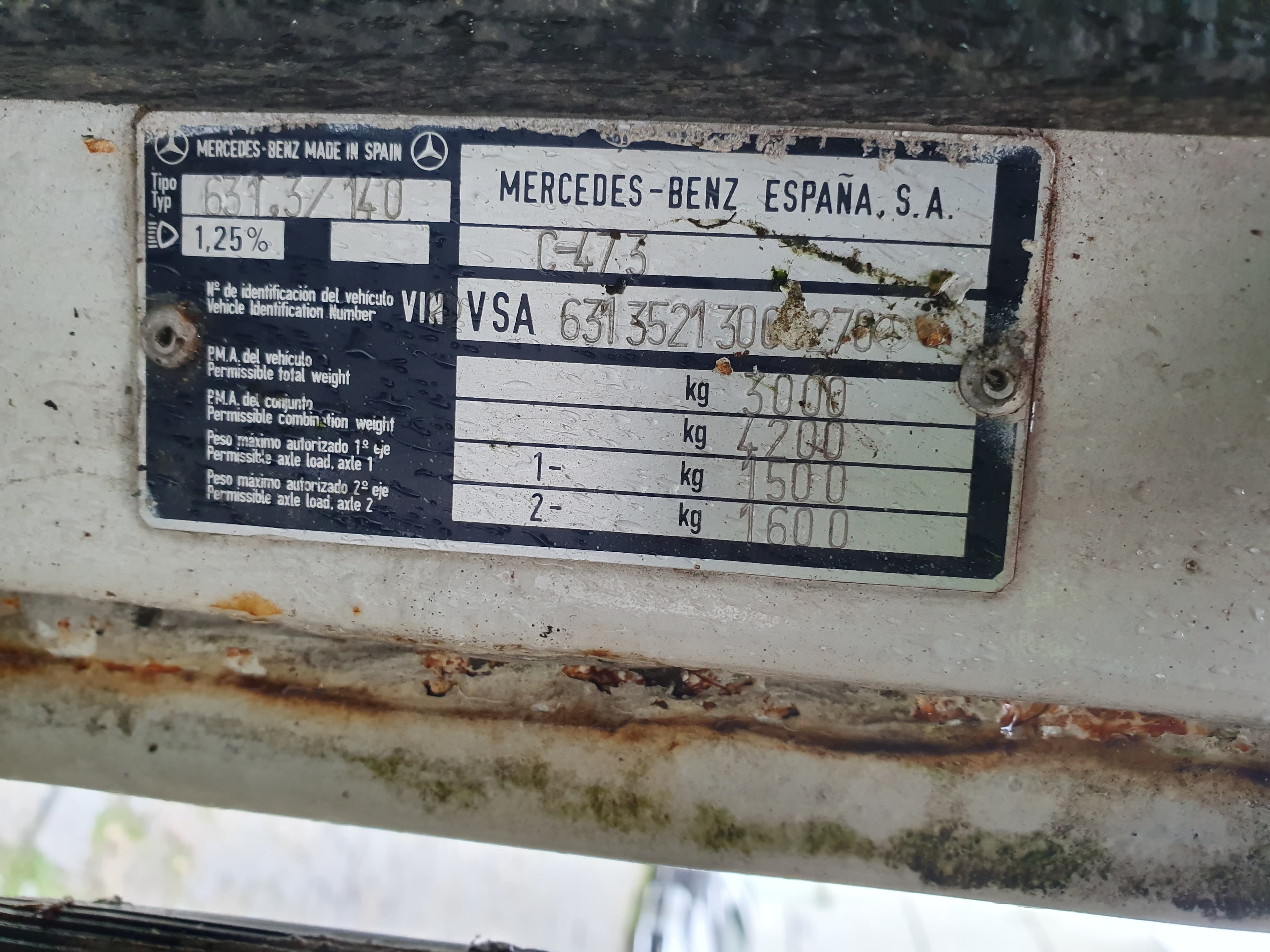 Mercedes-Benz MB 140 Van 2.4D · Ano 1988 — imagem 10