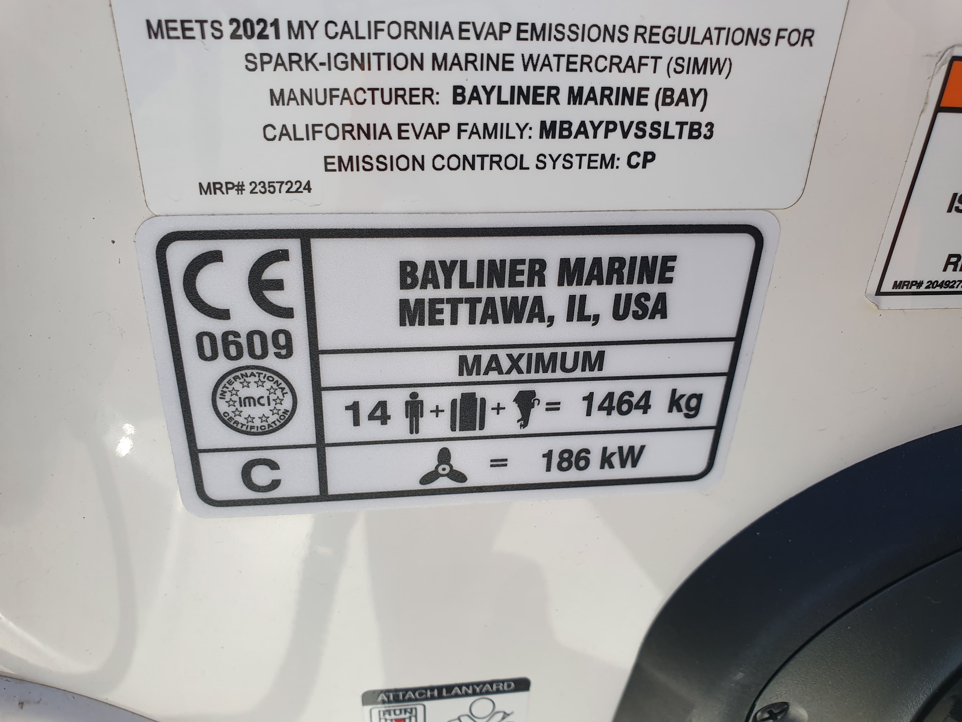 Embarcação Bayliner Element XR7 · Reboque Top Trailer — imagem 37