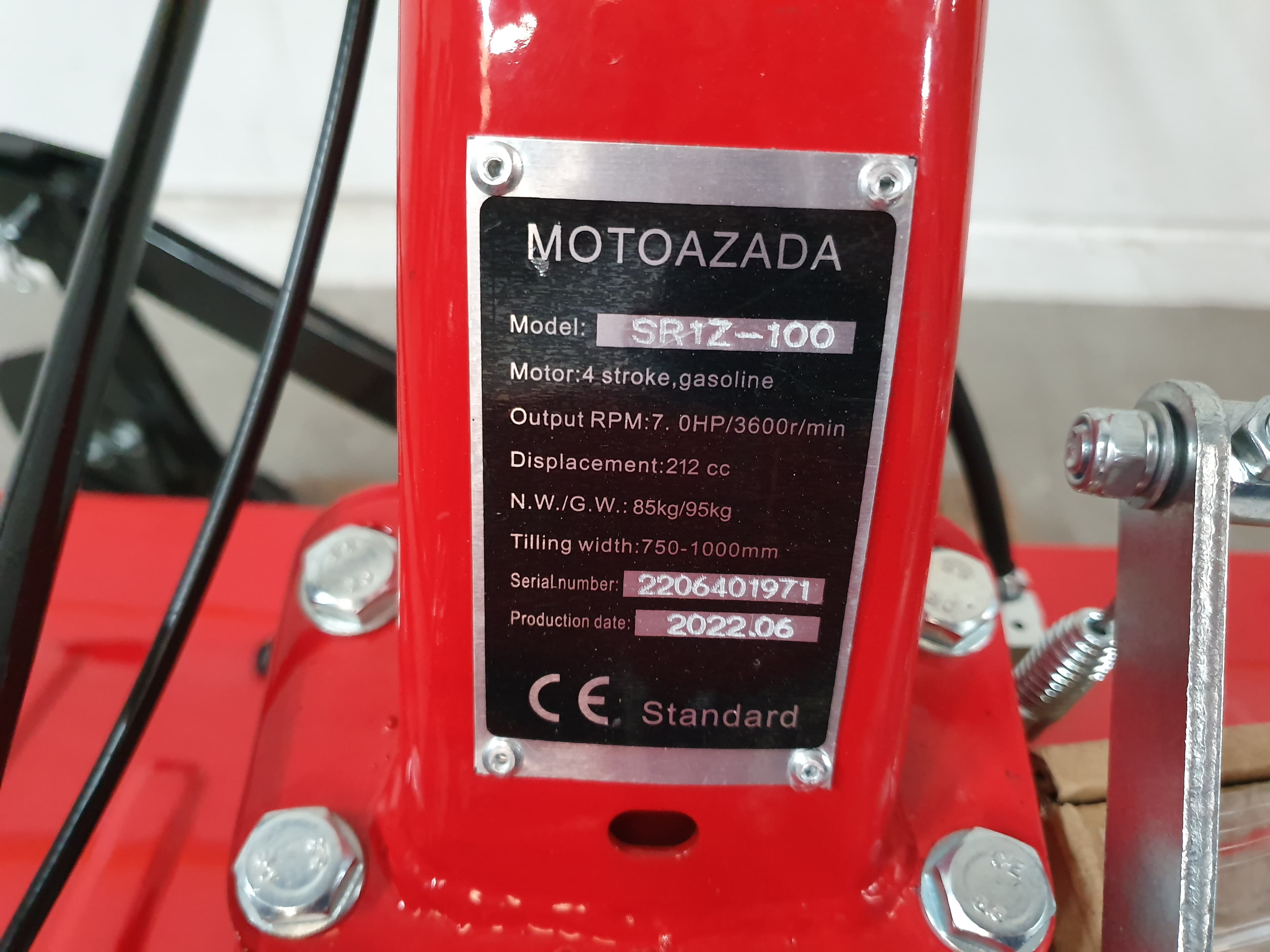 Motocultivador SR1Z-100 — imagem 8