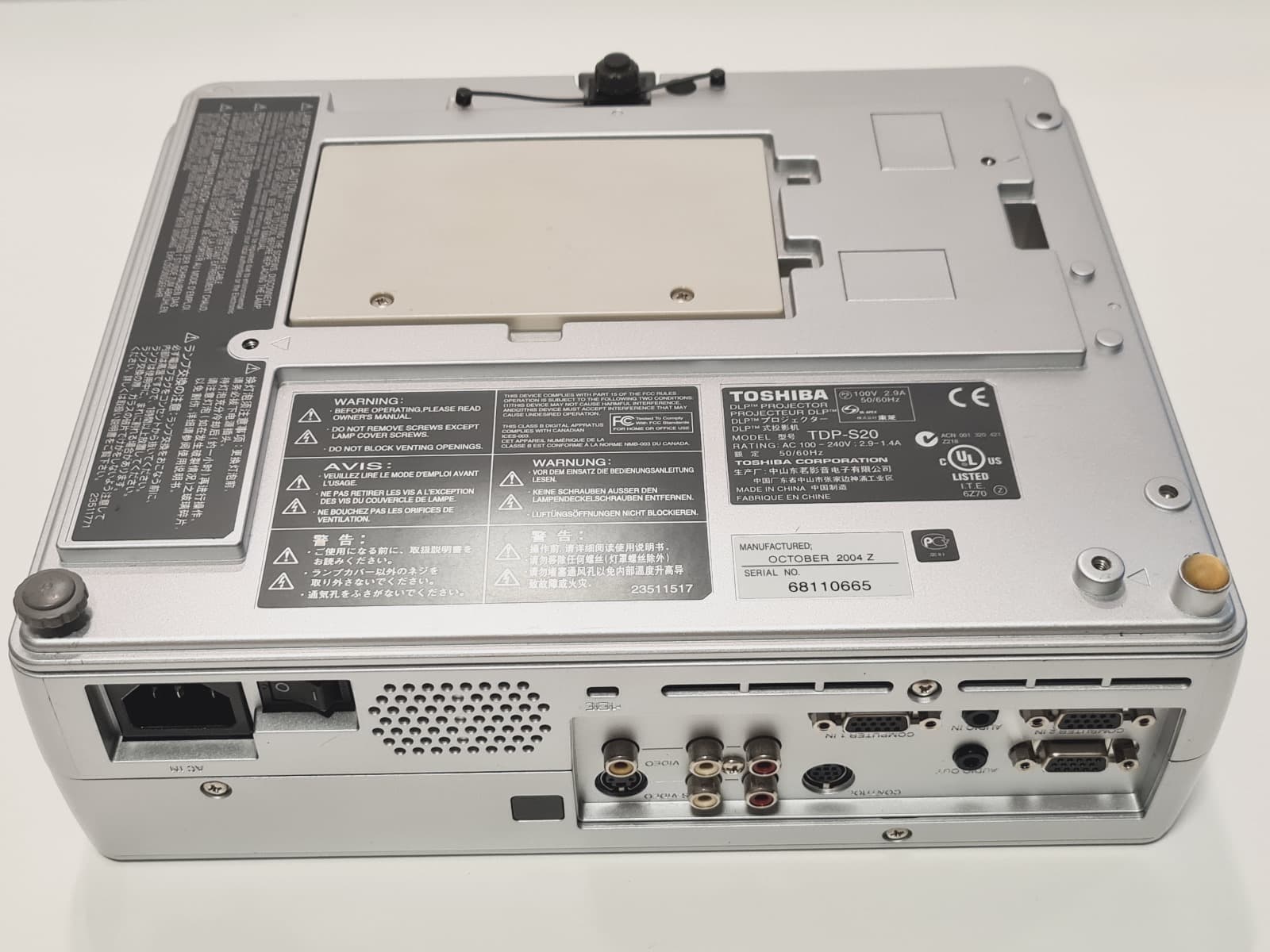 Projetor Toshiba TDP-S20 — imagem 6